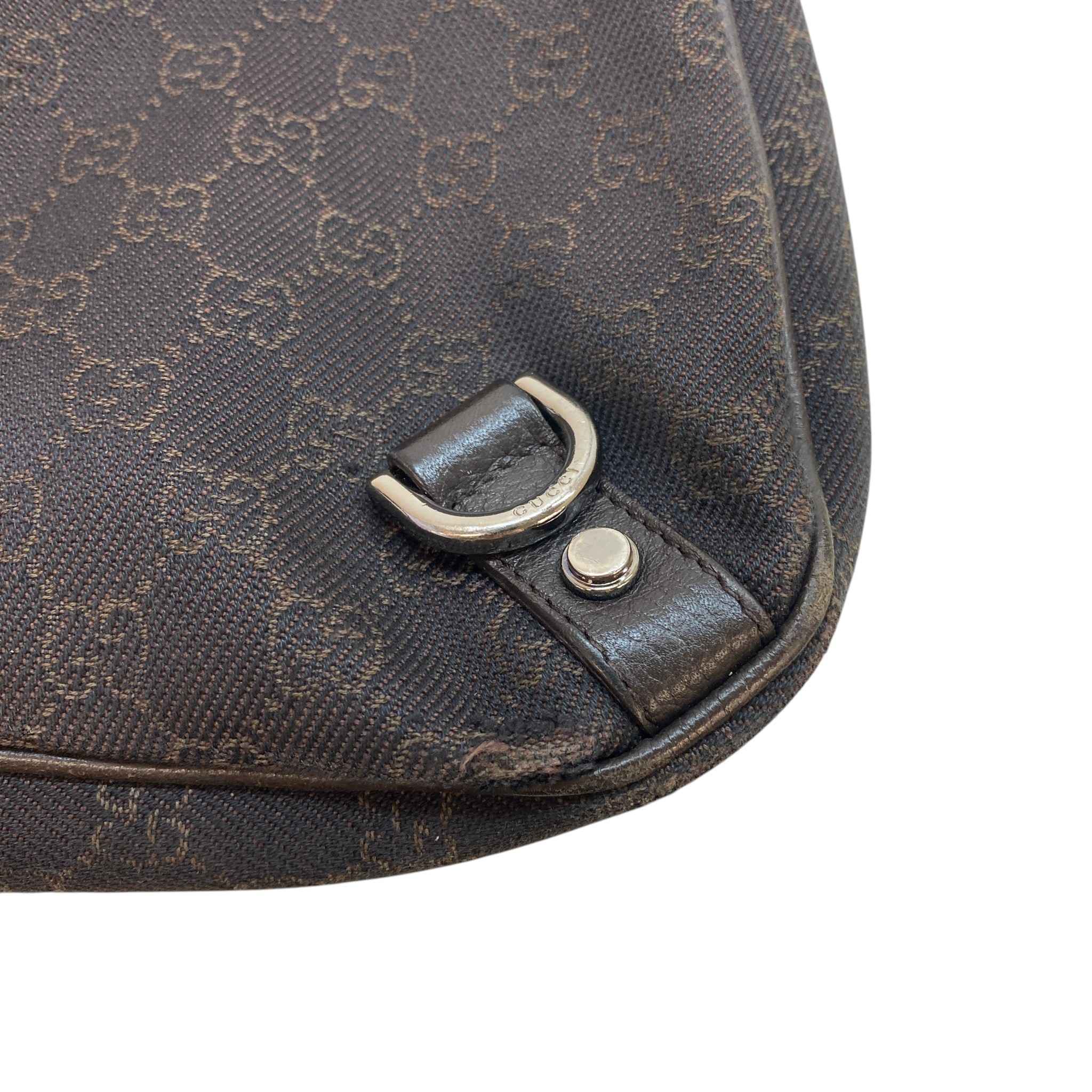 Women's Gg Canvas Abbey D-Ring Hobo Bag Brown