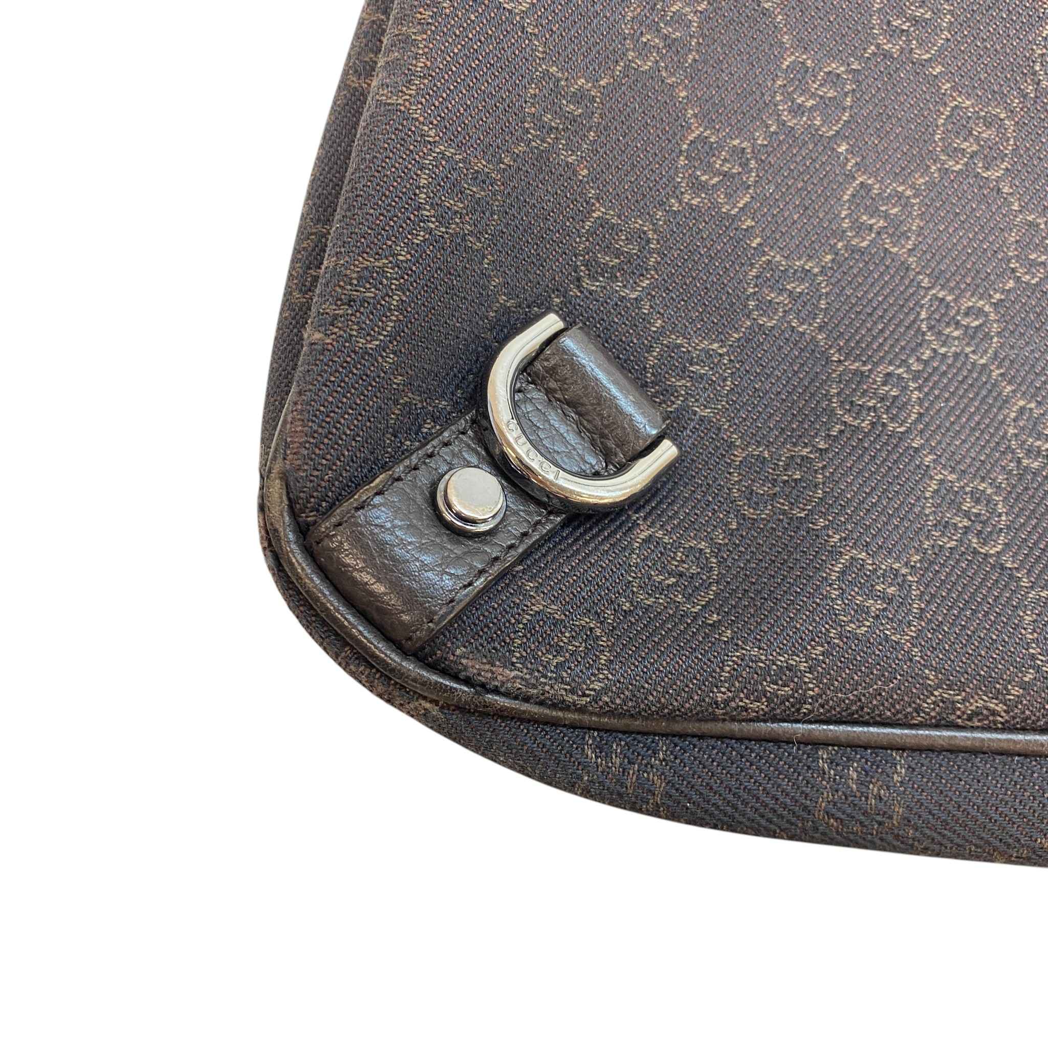 Women's Gg Canvas Abbey D-Ring Hobo Bag Brown