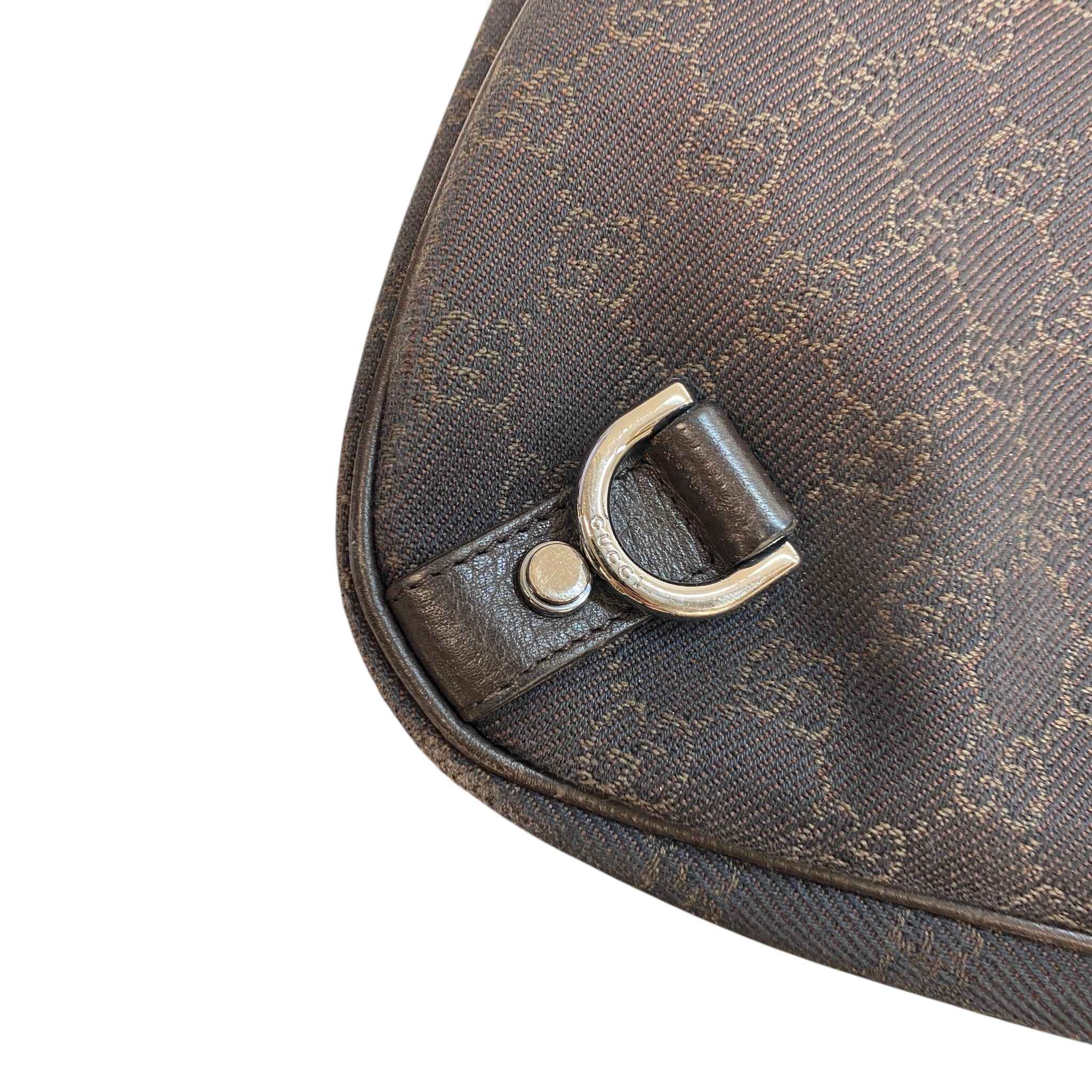 Women's Gg Canvas Abbey D-Ring Hobo Bag Brown