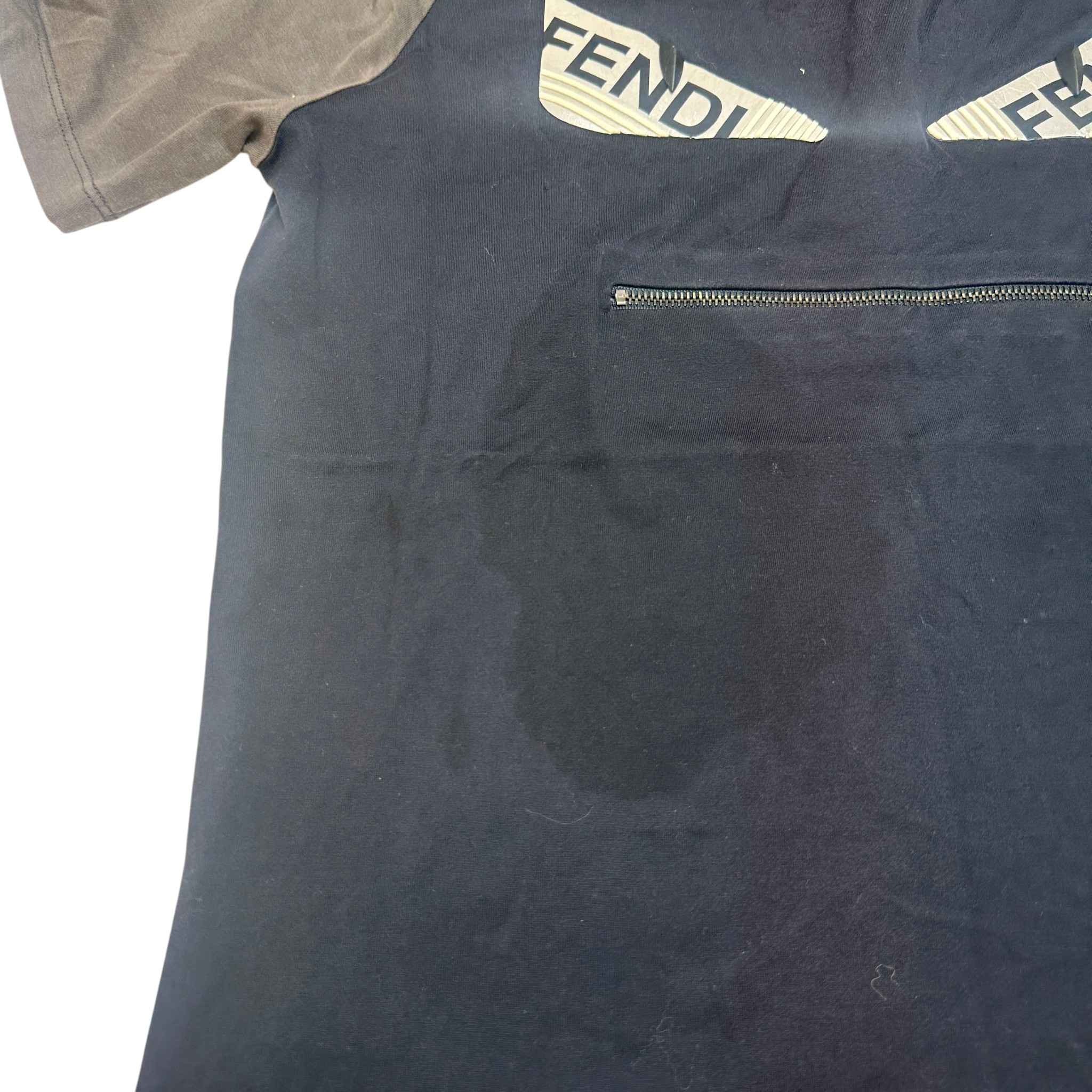Men's Monster Eye T-Shirt Navy Size M