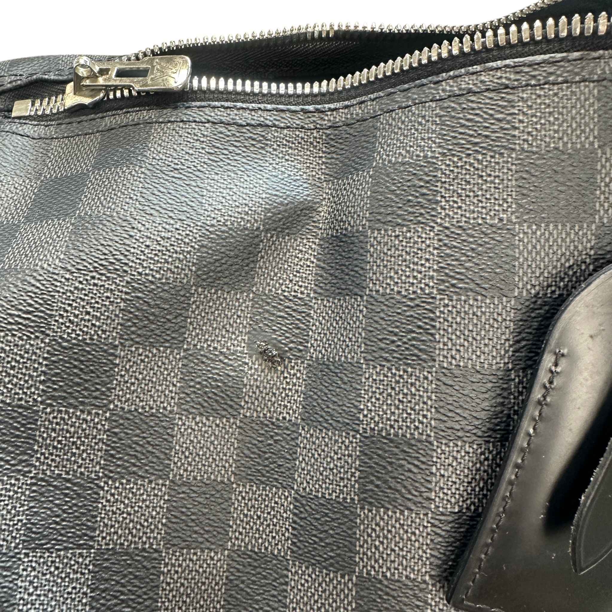Men's Damier Graphite Keepall Bandoulière 55 Bag Black