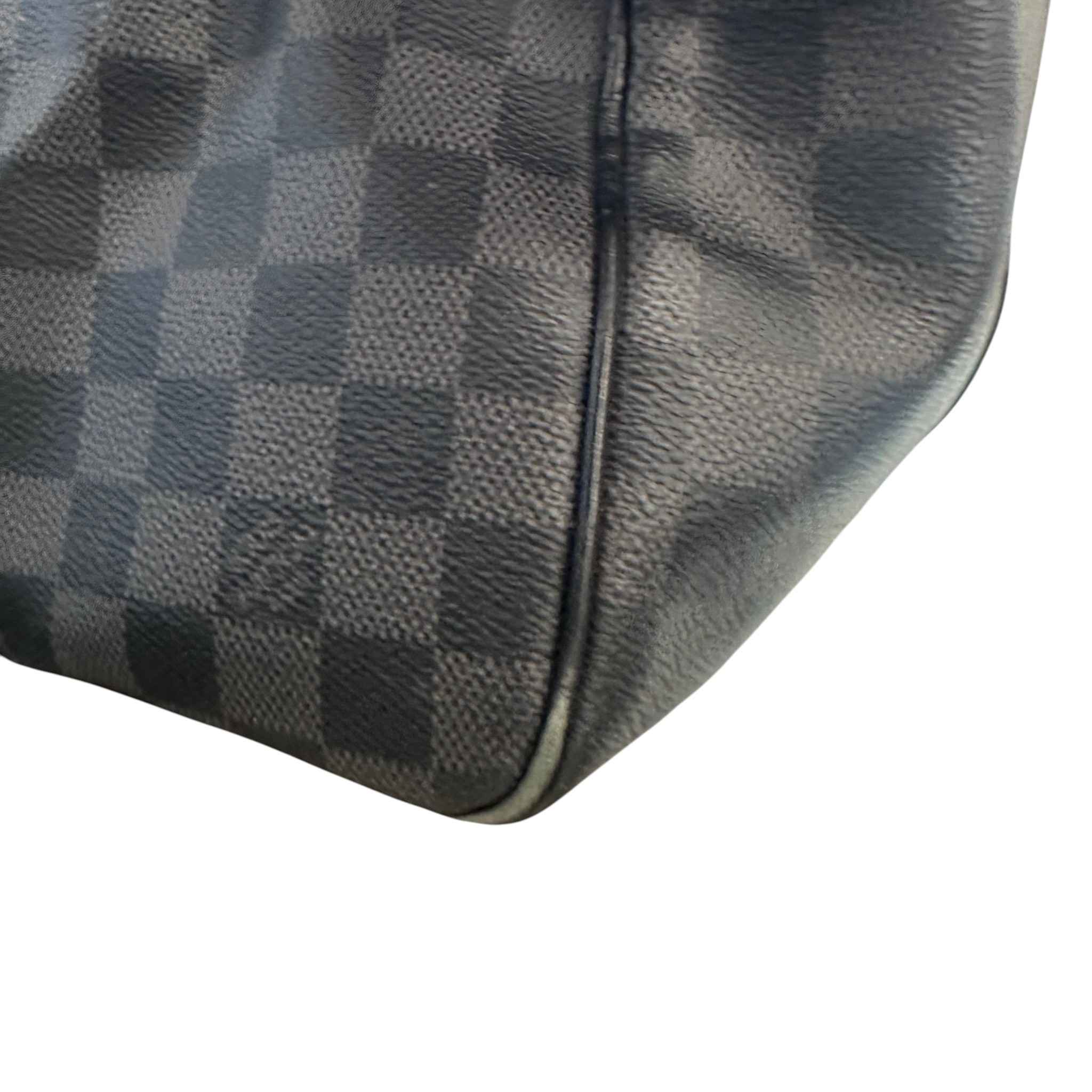 Men's Damier Graphite Keepall Bandoulière 55 Bag Black