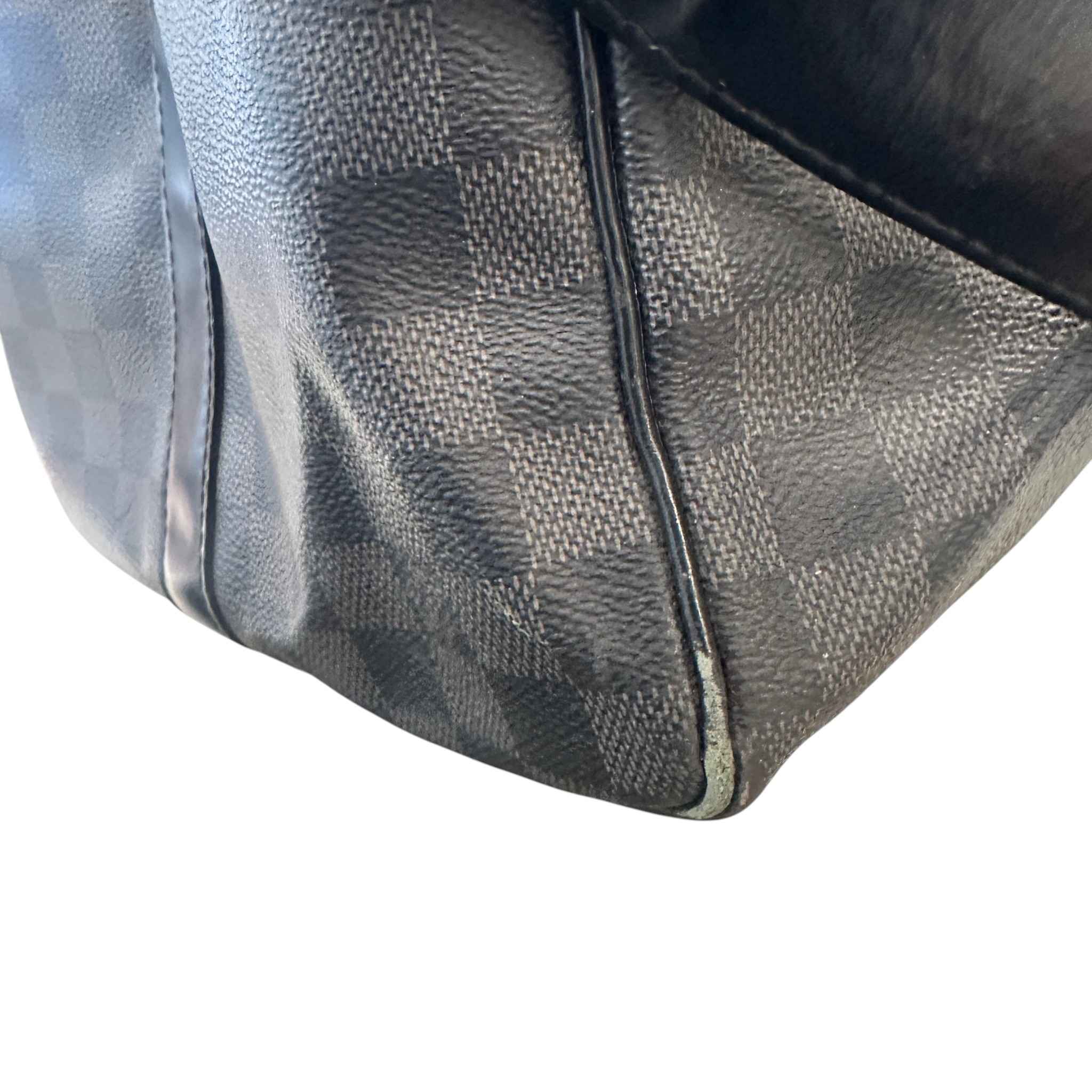 Men's Damier Graphite Keepall Bandoulière 55 Bag Black