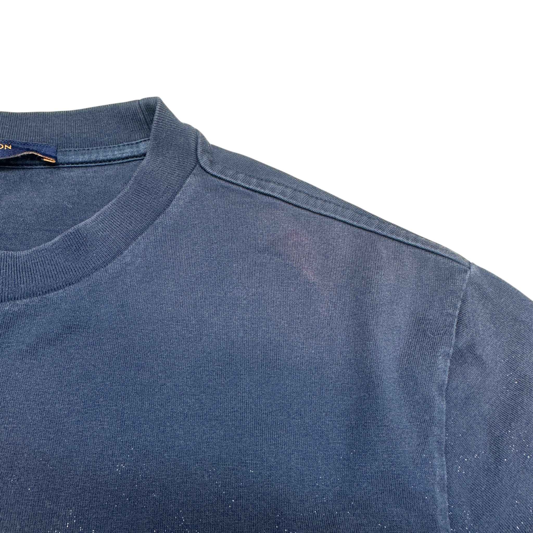 Men's Monogram Gradient T-Shirt Navy Size XS
