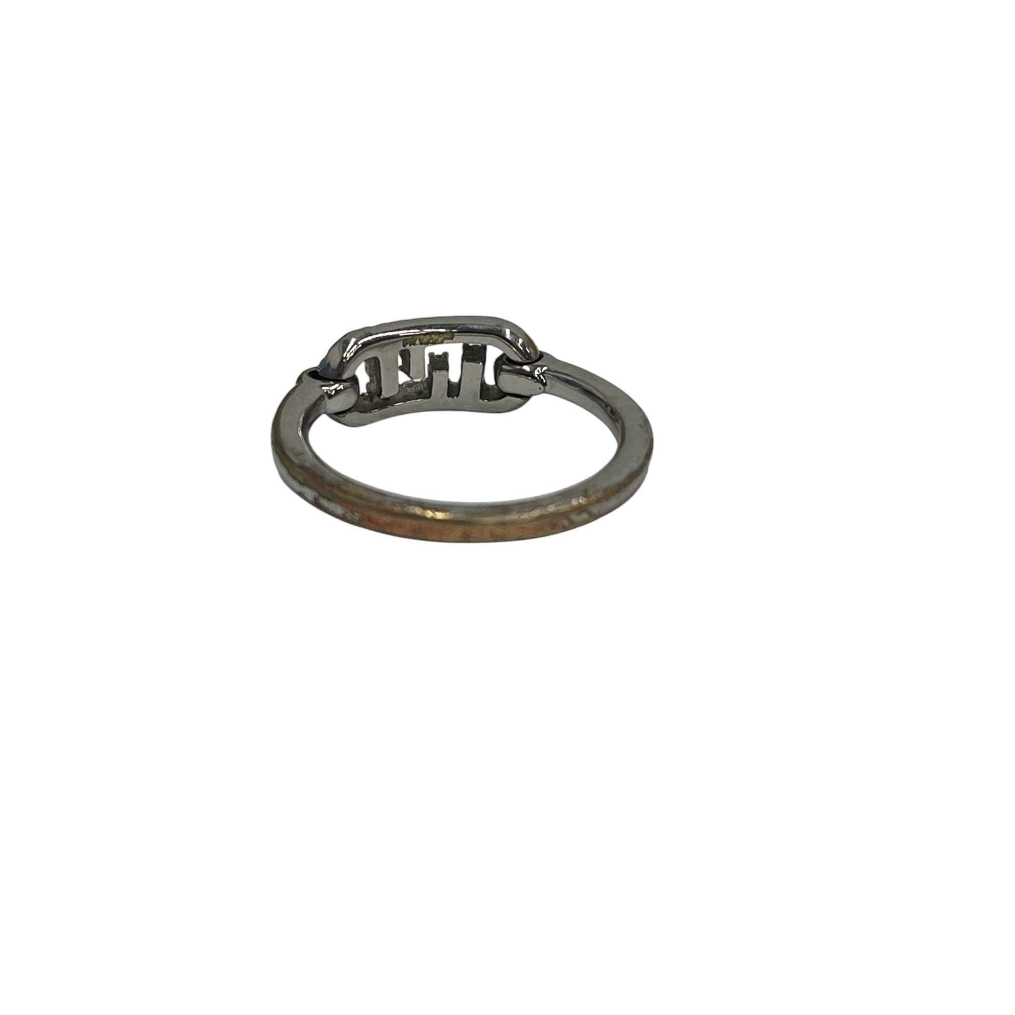 Women's Ff Logo Ring Silver
