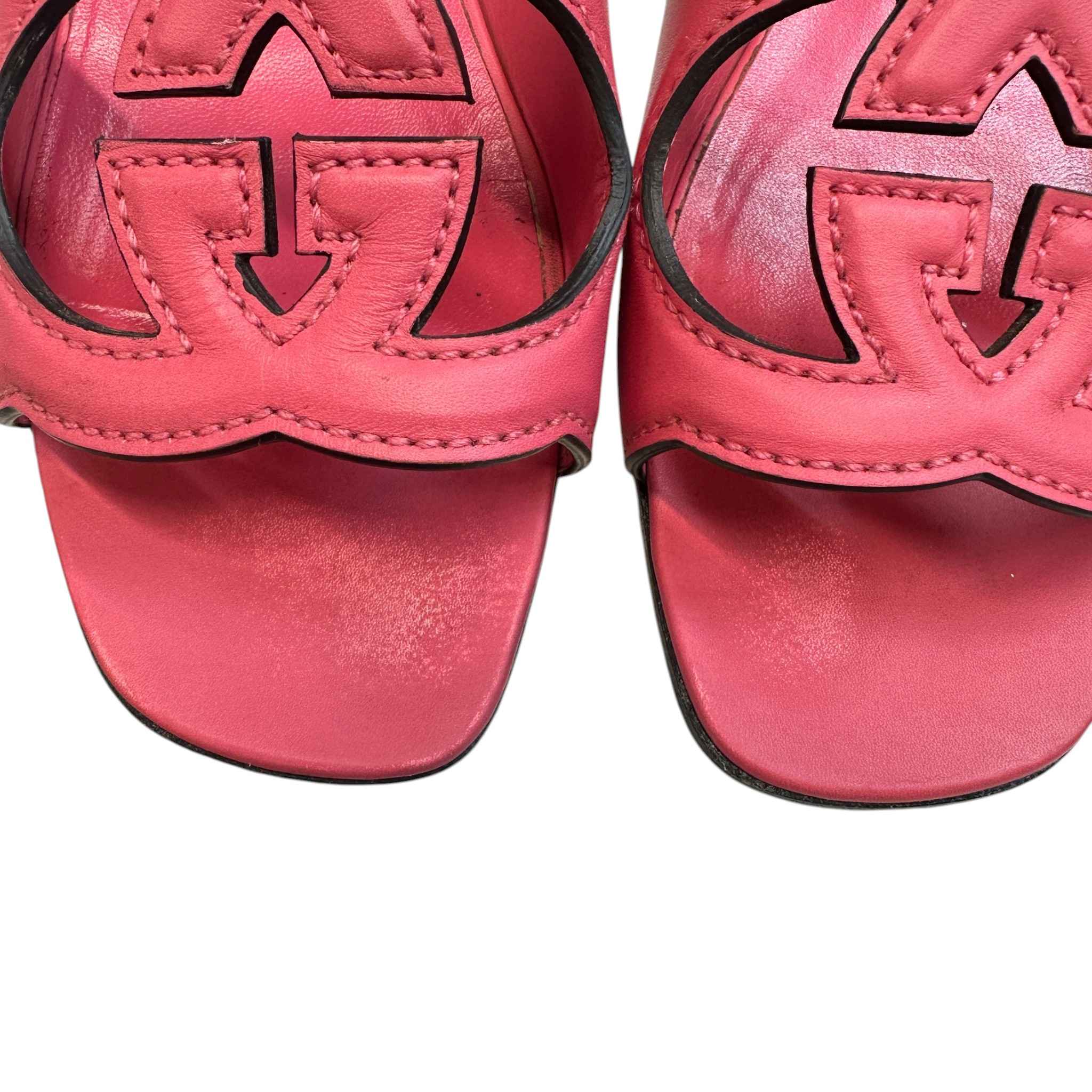 Women's Interlocking G Slides Pink Size EU 36.5 / UK 3.5