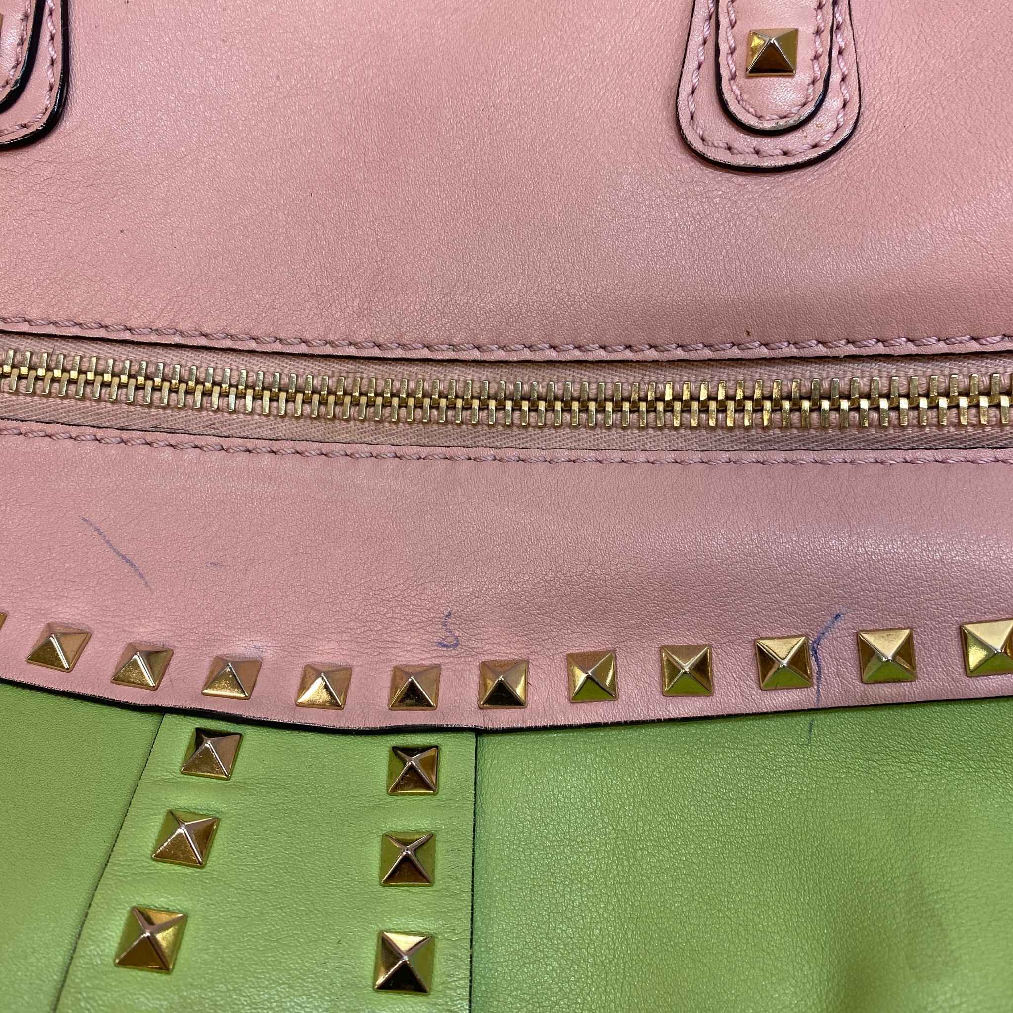 Women's Rockstud Pastel Tote Bag Pink