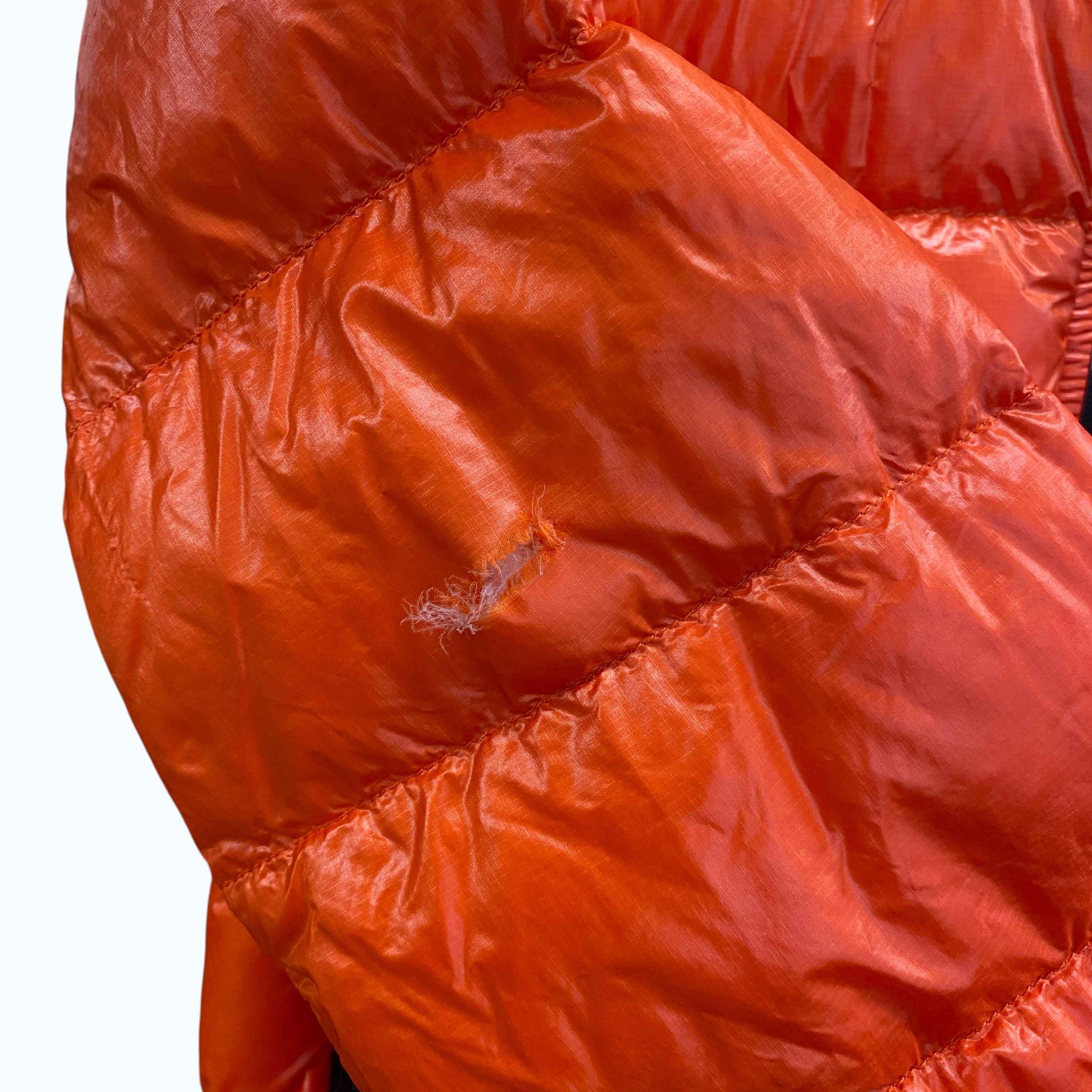 Men's Crofton Hoody Down Jacket Orange Size 2 / M