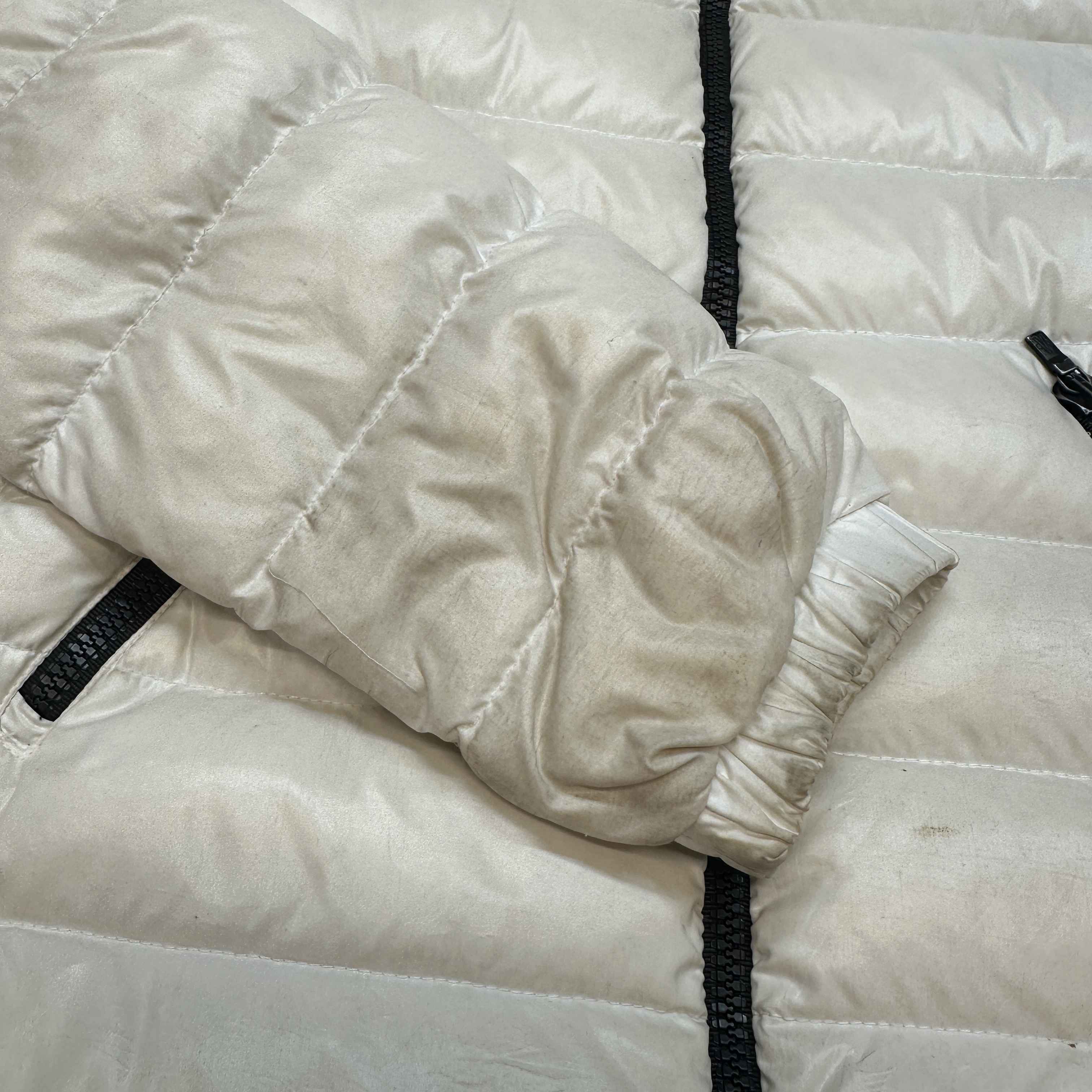 Women's Bady Down Jacket White Size Junior Age 12