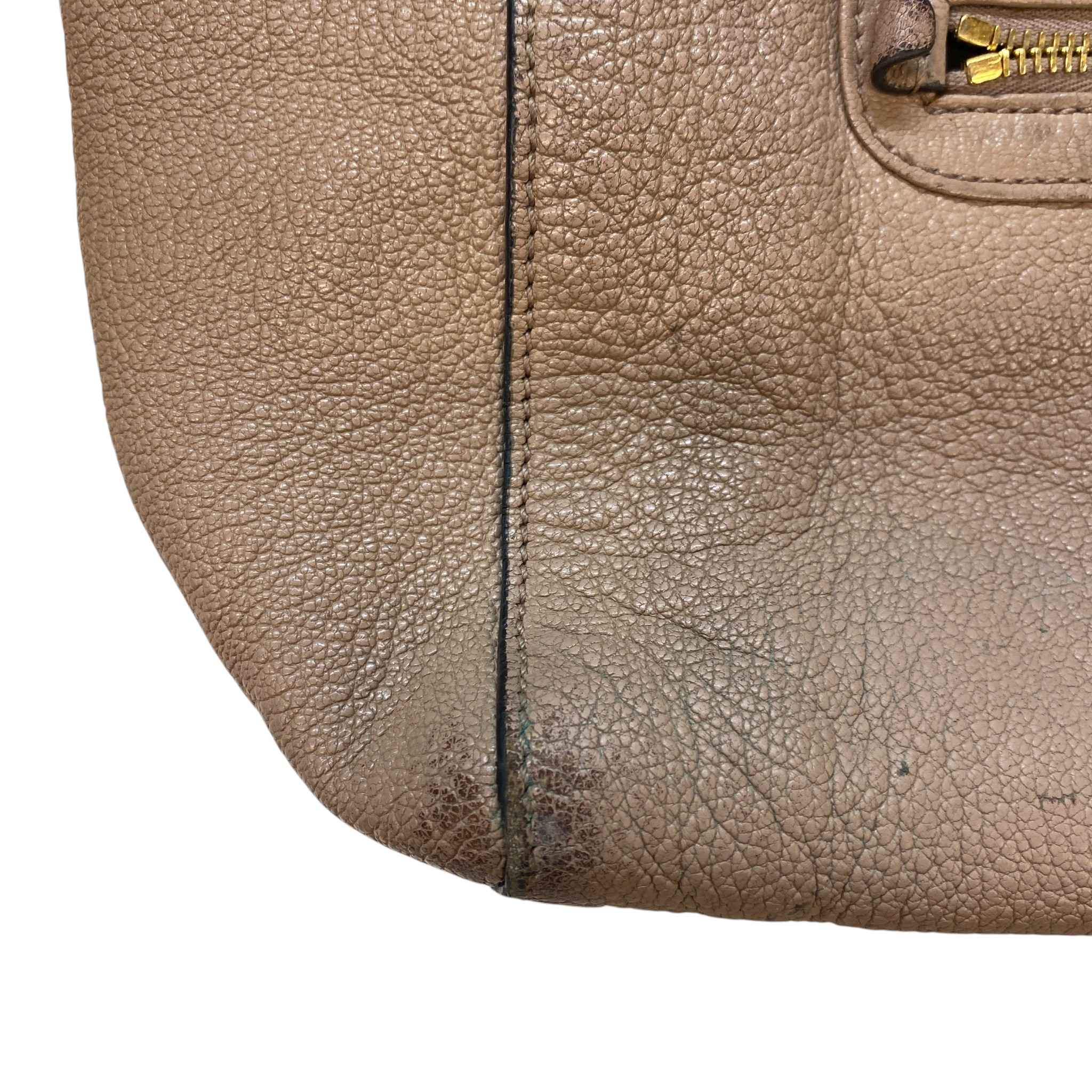 Women's Madras Tote Bag Nude