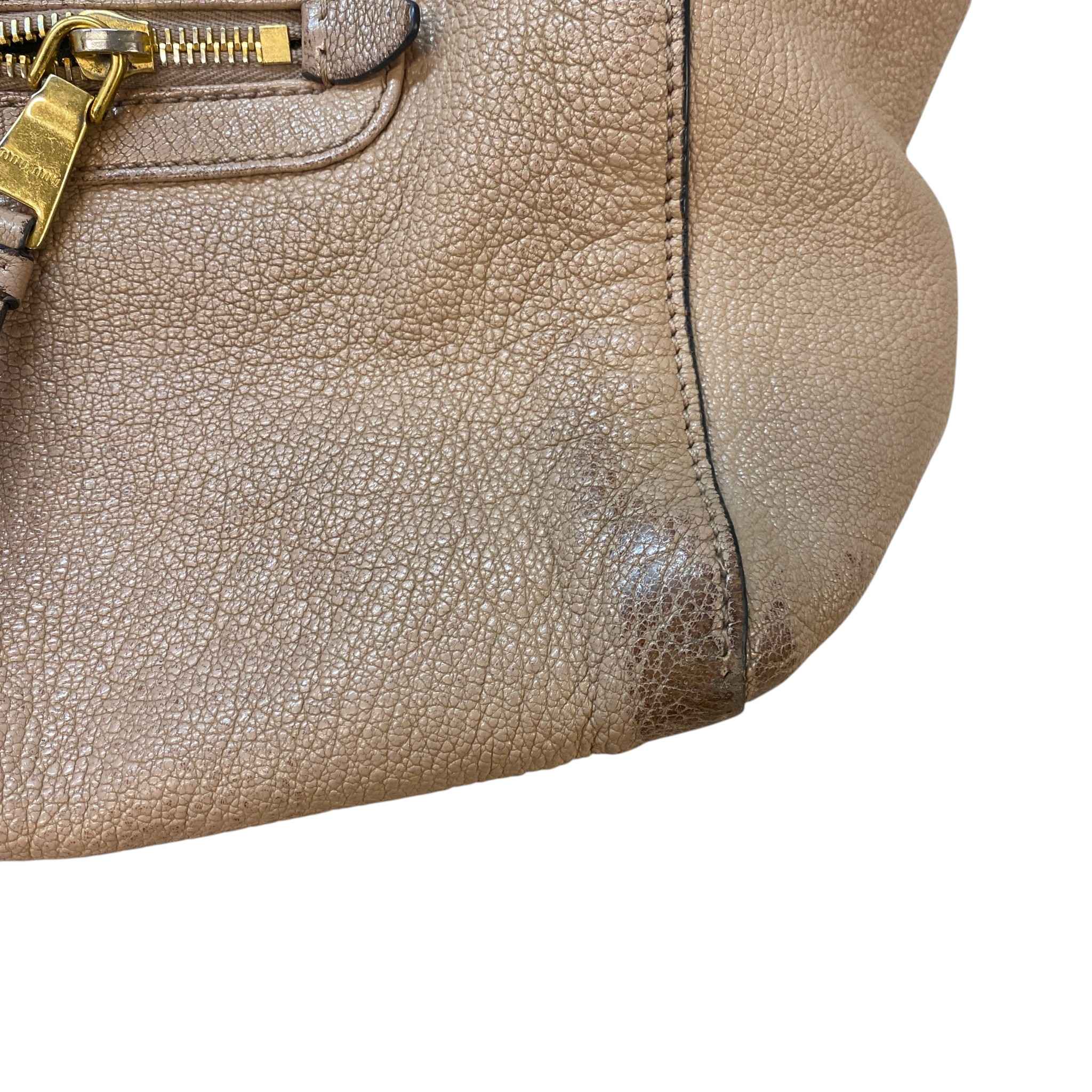 Women's Madras Tote Bag Nude
