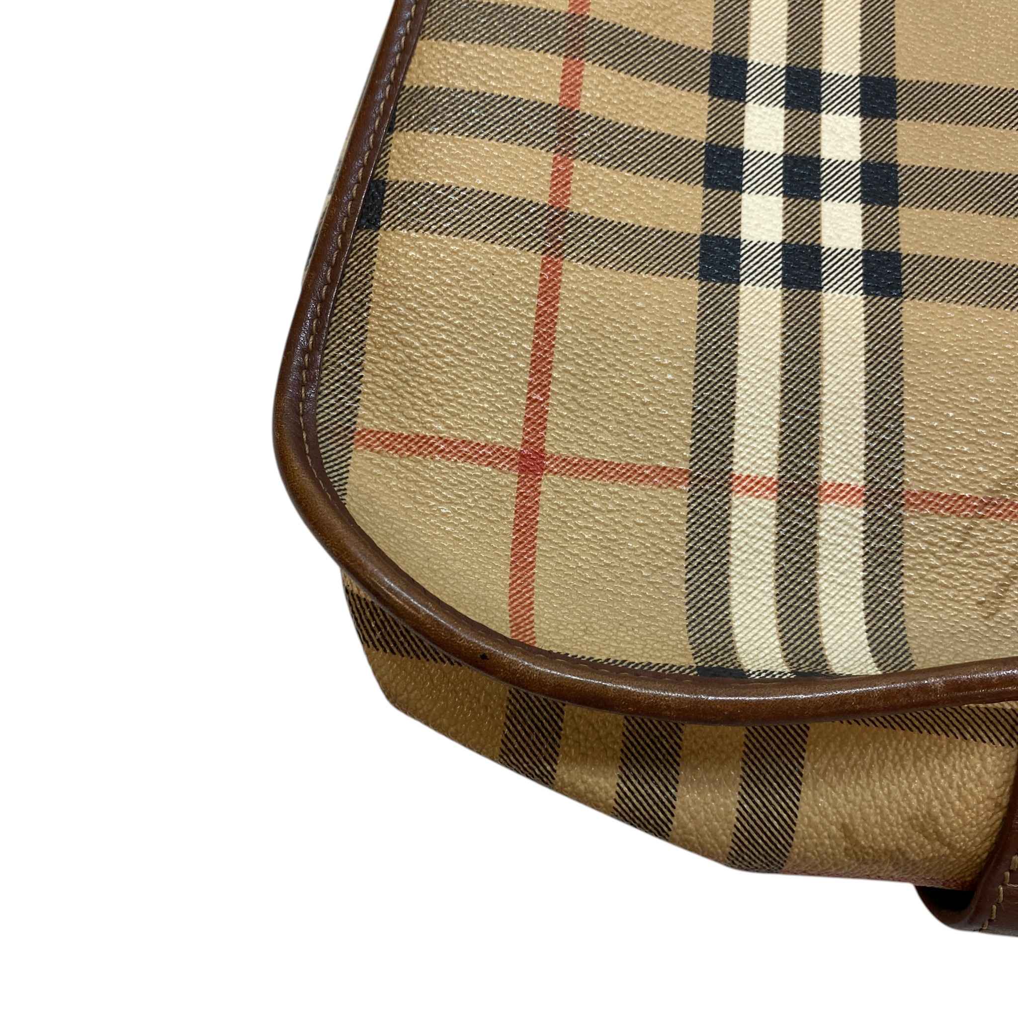 Women's Haymarket Nova Check Crossbody Bag Brown