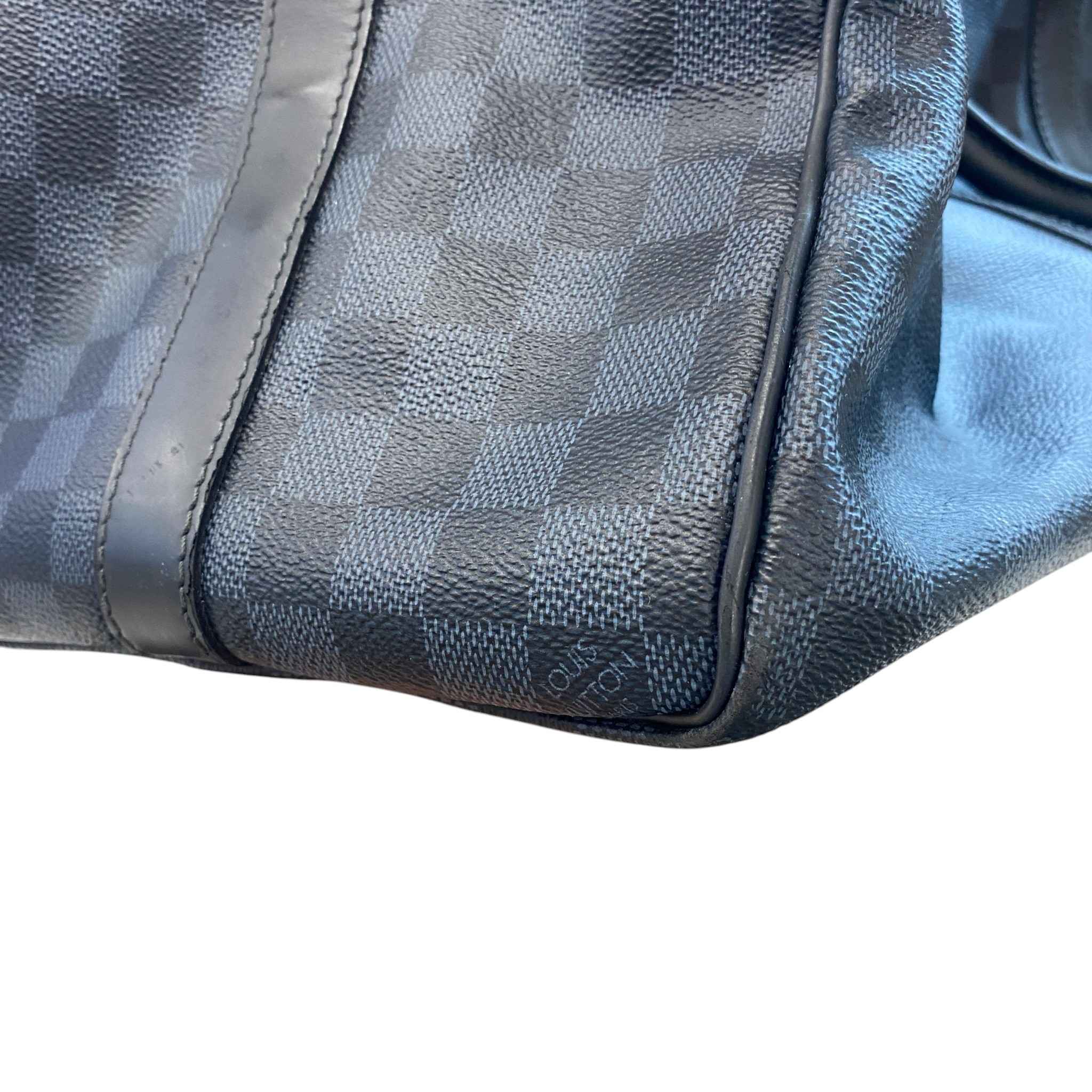 Men's Damier Graphite Keepall Bandoulière 45 Bag Black