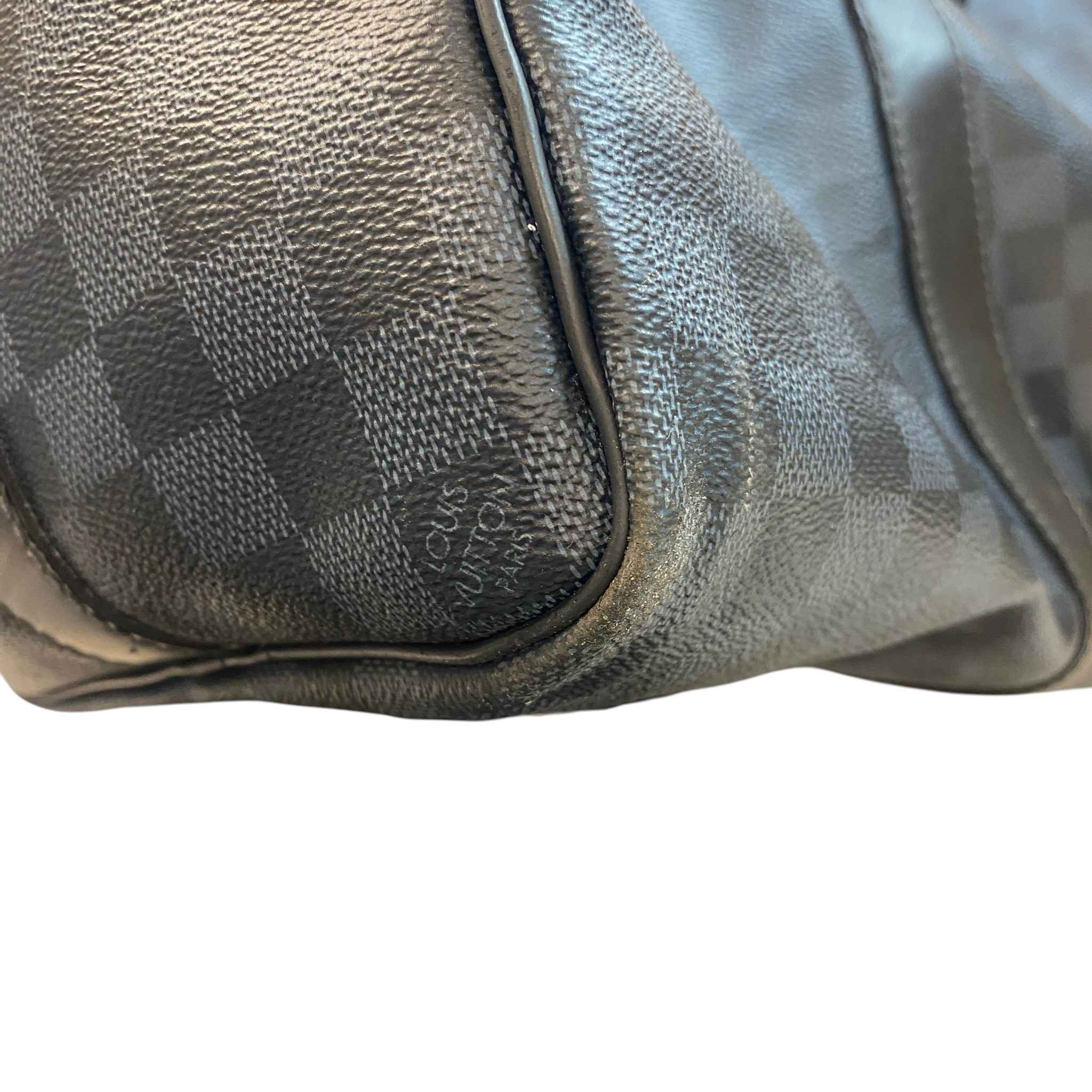 Men's Damier Graphite Keepall Bandoulière 45 Bag Black