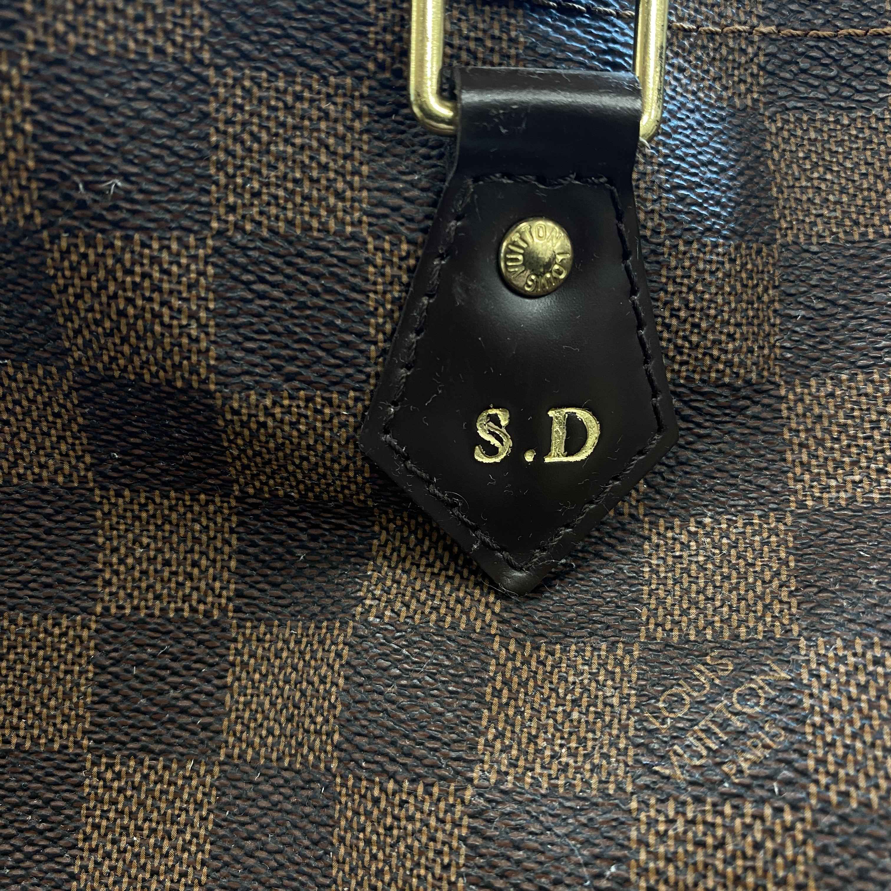 Women's Damier Ebene Speedy 30 Bag Brown