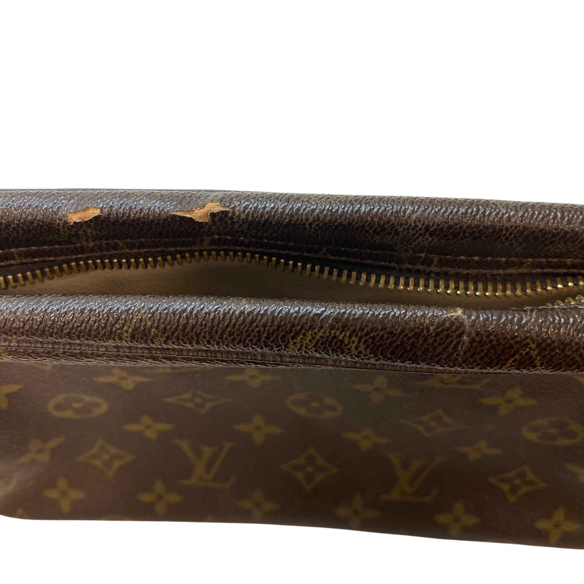 Men's Monogram Trousse Toilette Pouch Brown
