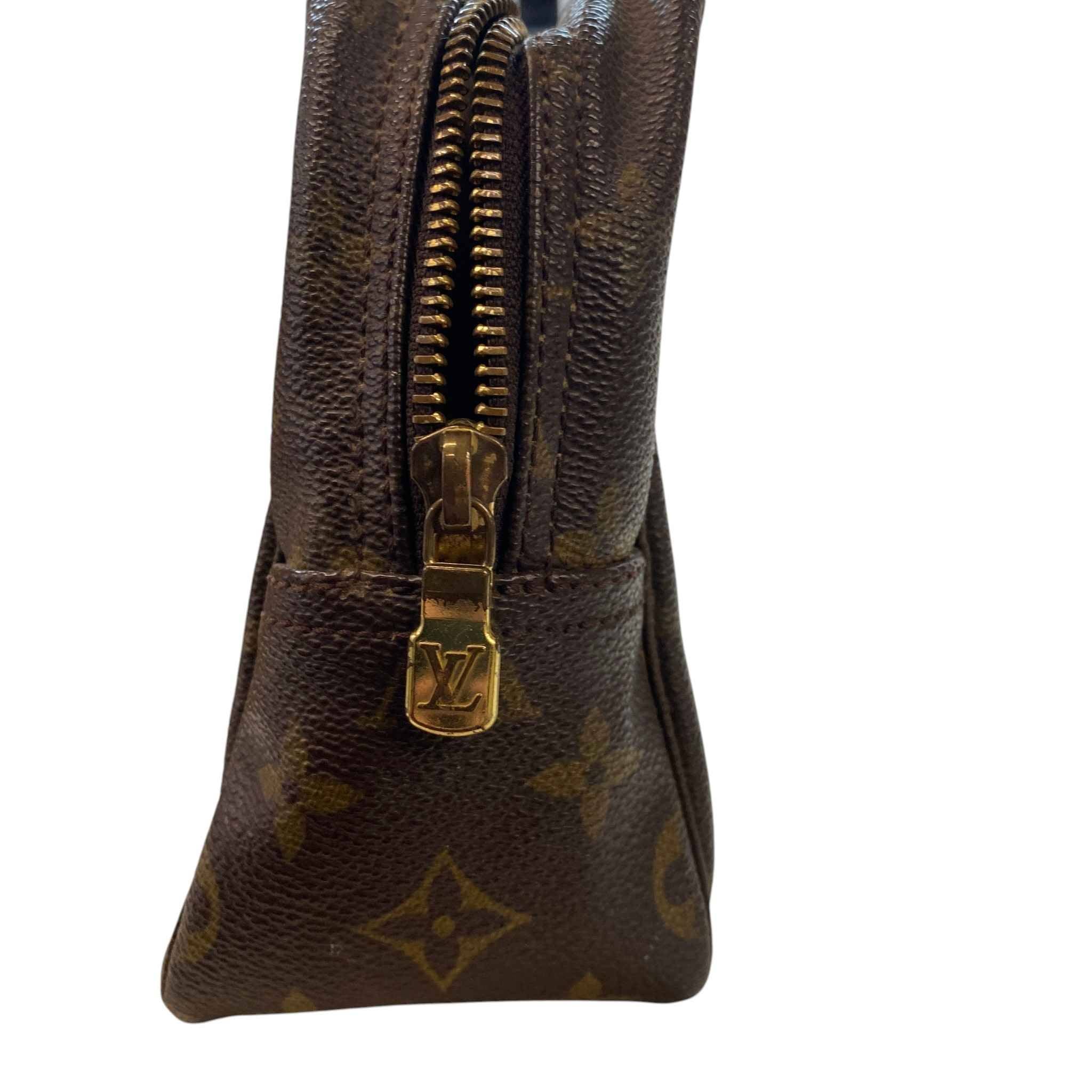 Men's Monogram Trousse Toilette Pouch Brown