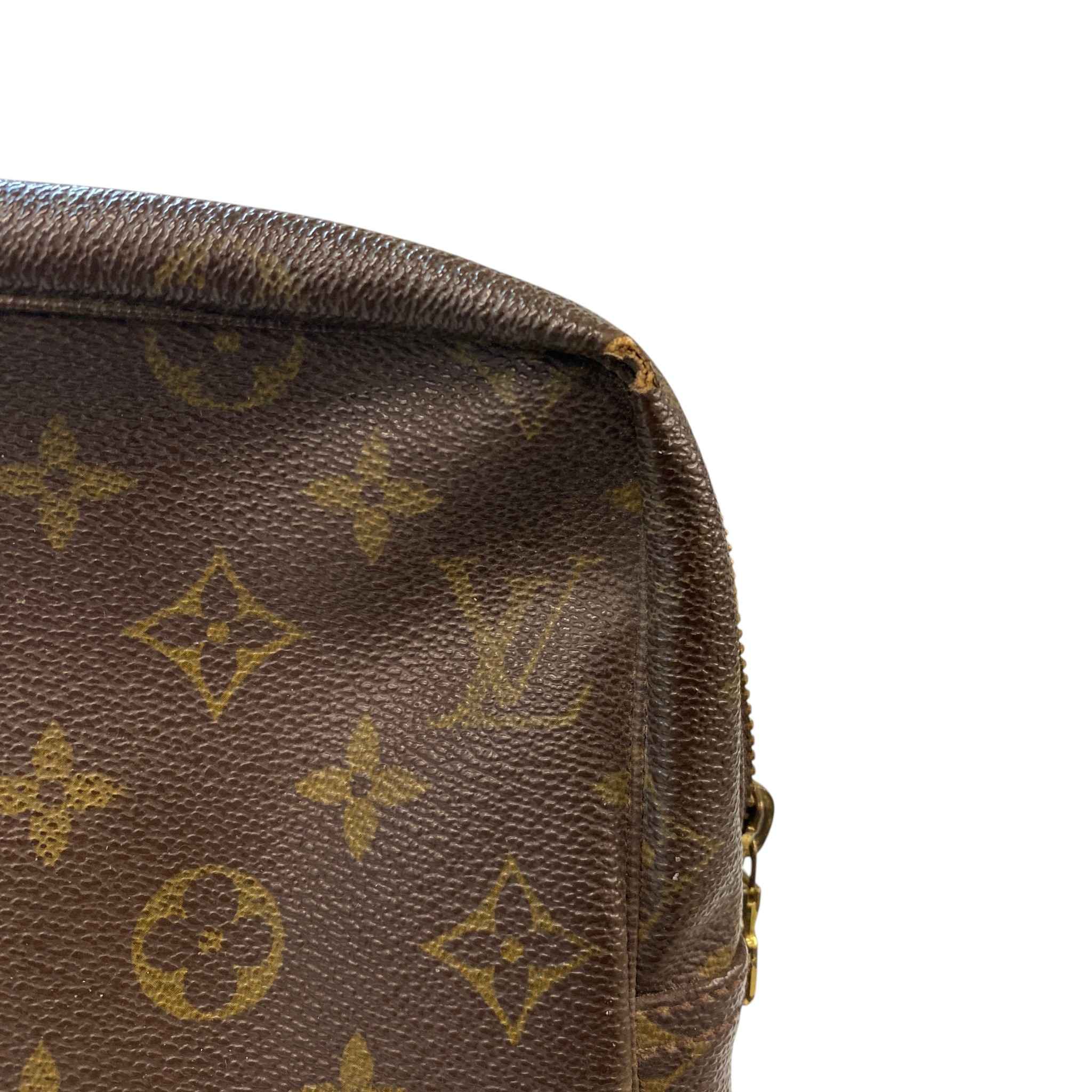 Men's Monogram Trousse Toilette Pouch Brown
