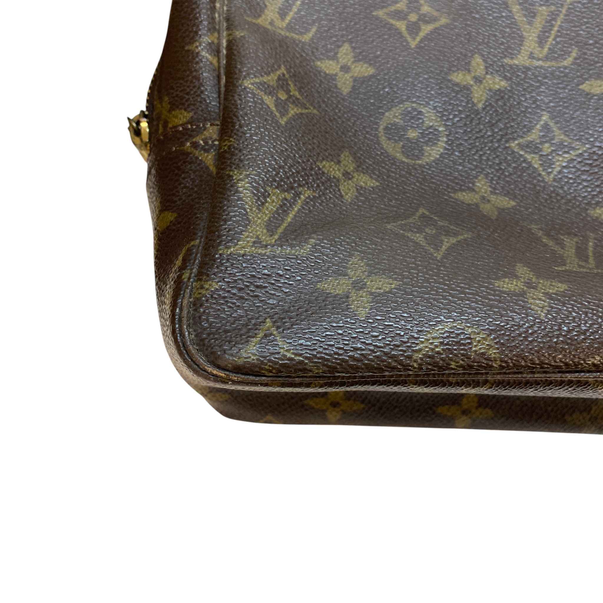 Men's Monogram Trousse Toilette Pouch Brown