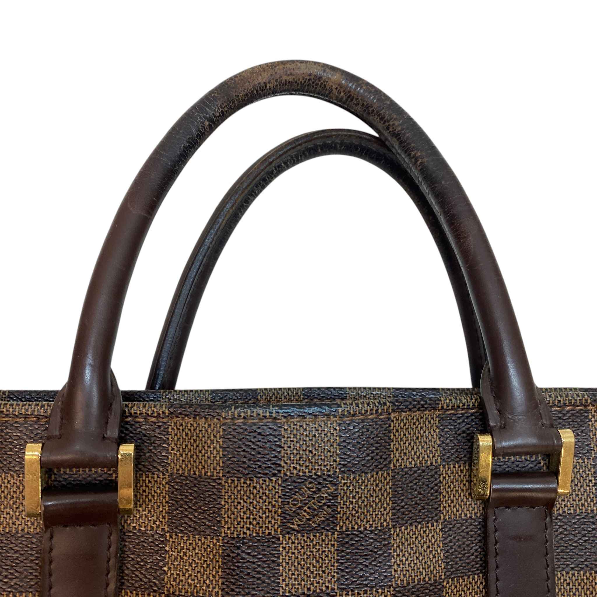 Women's Damier Ebene Sac Plat Bag Brown
