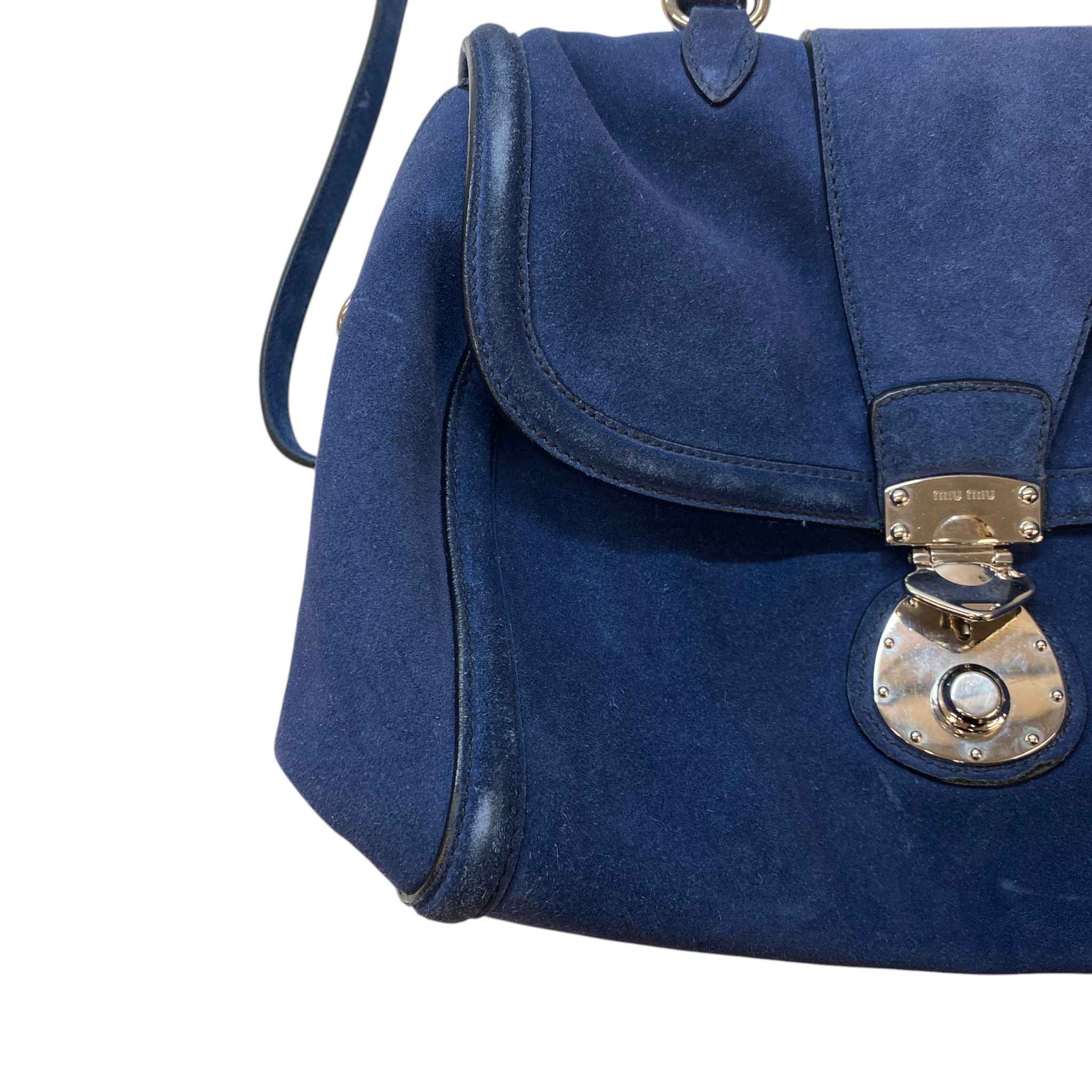 Men's Vintage Crossbody Bag Blue