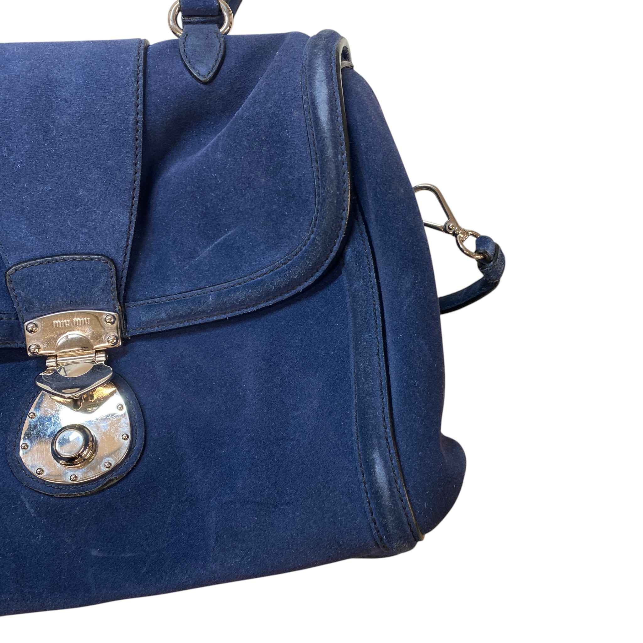 Men's Vintage Crossbody Bag Blue