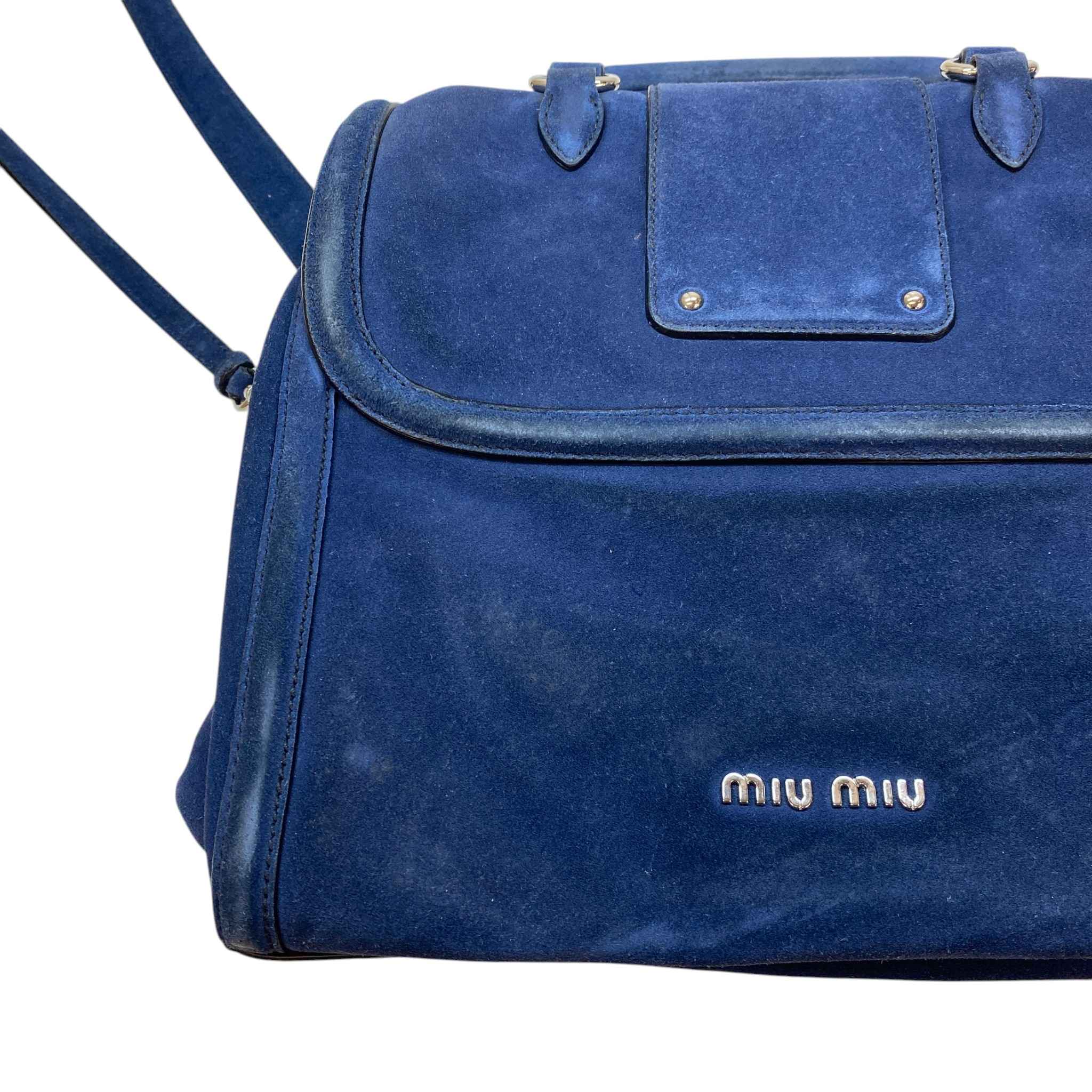 Men's Vintage Crossbody Bag Blue