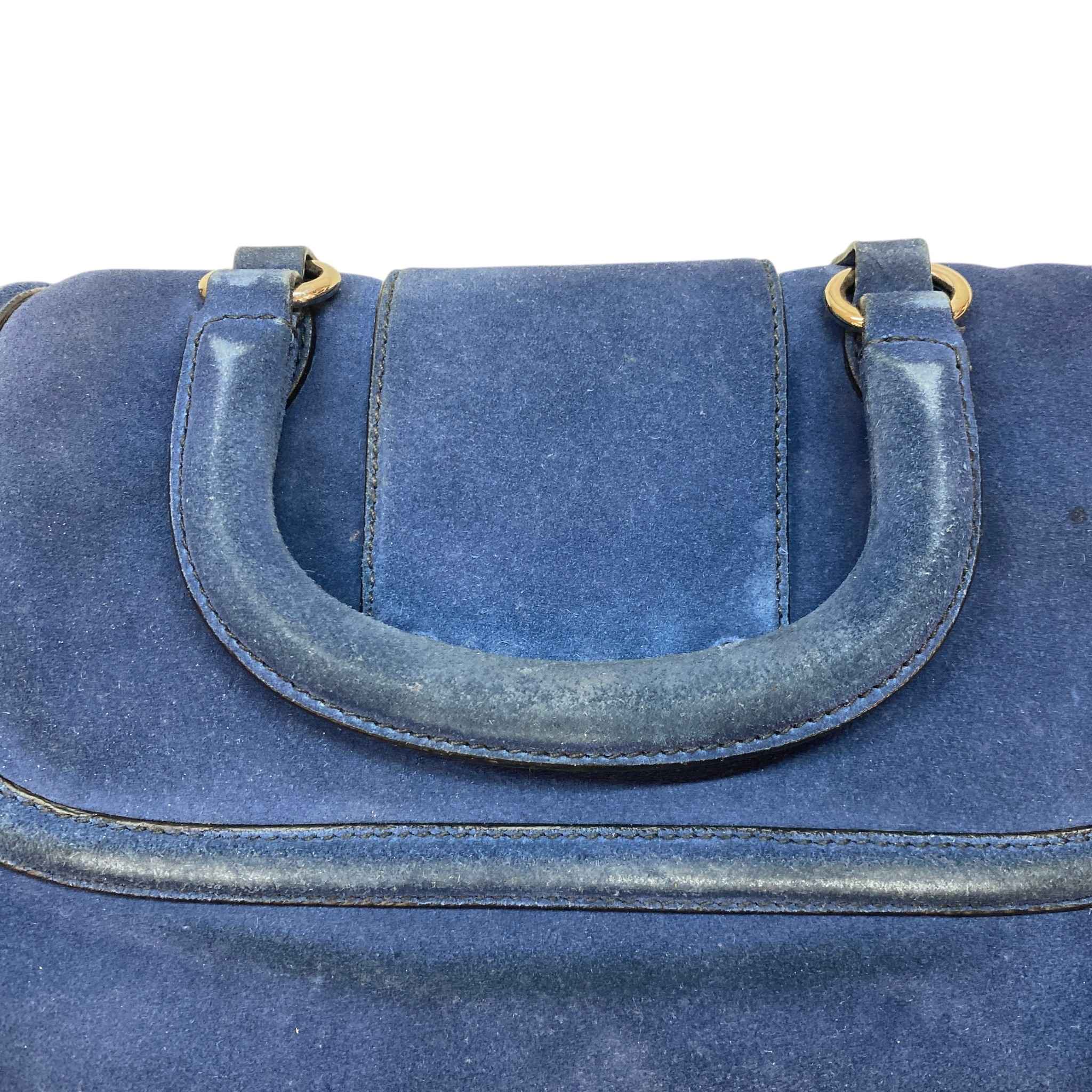 Men's Vintage Crossbody Bag Blue