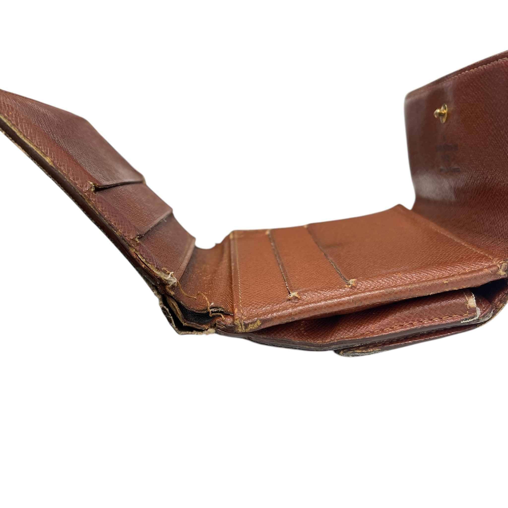 Women's Monogram Wallet Brown
