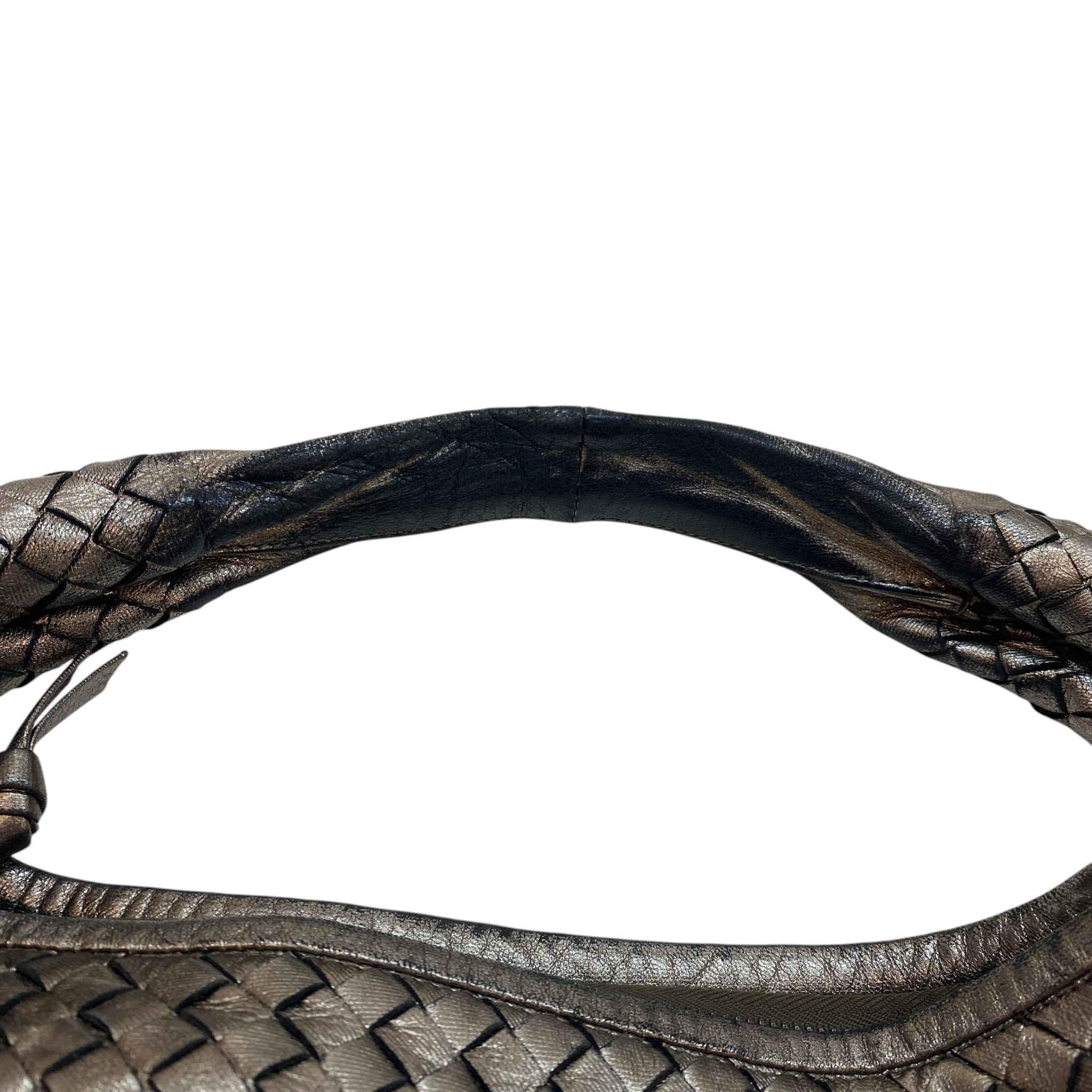 Women's Intrecciato Hobo Bag Gold