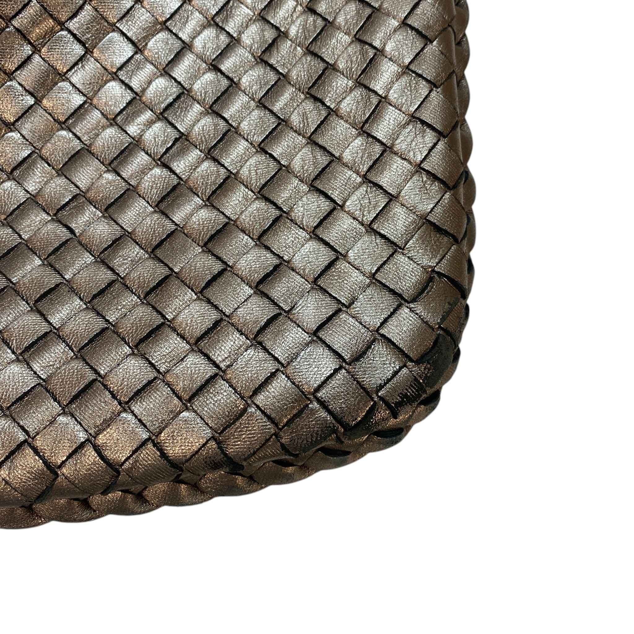 Women's Intrecciato Hobo Bag Gold