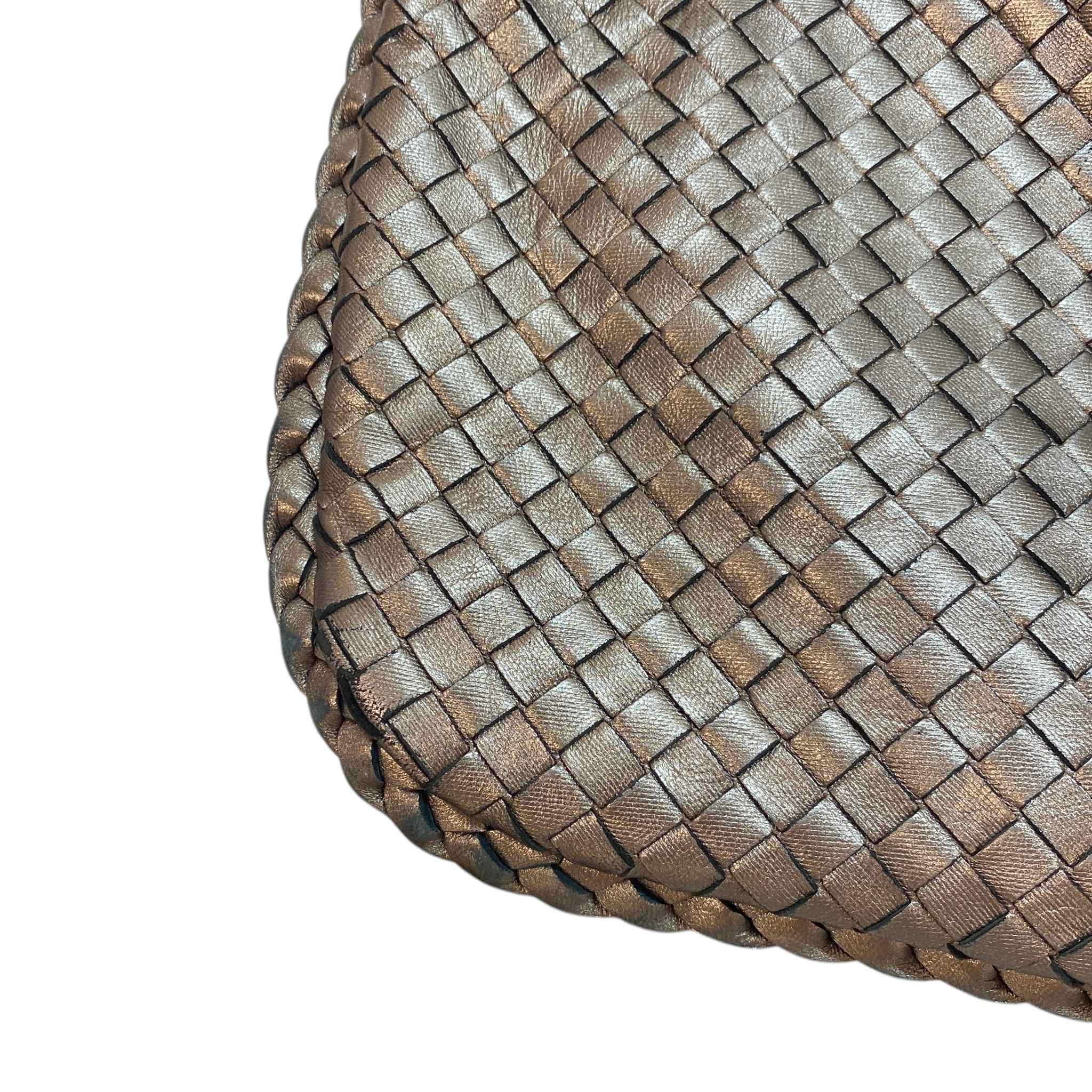 Women's Intrecciato Hobo Bag Gold