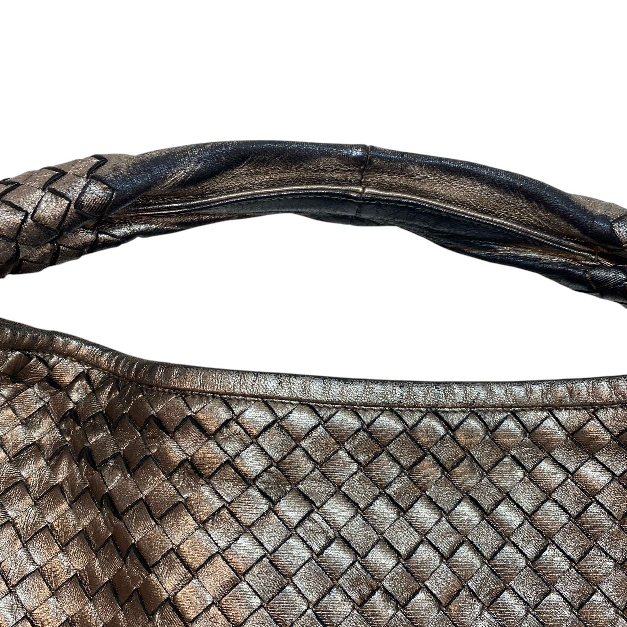 Women's Intrecciato Hobo Bag Gold