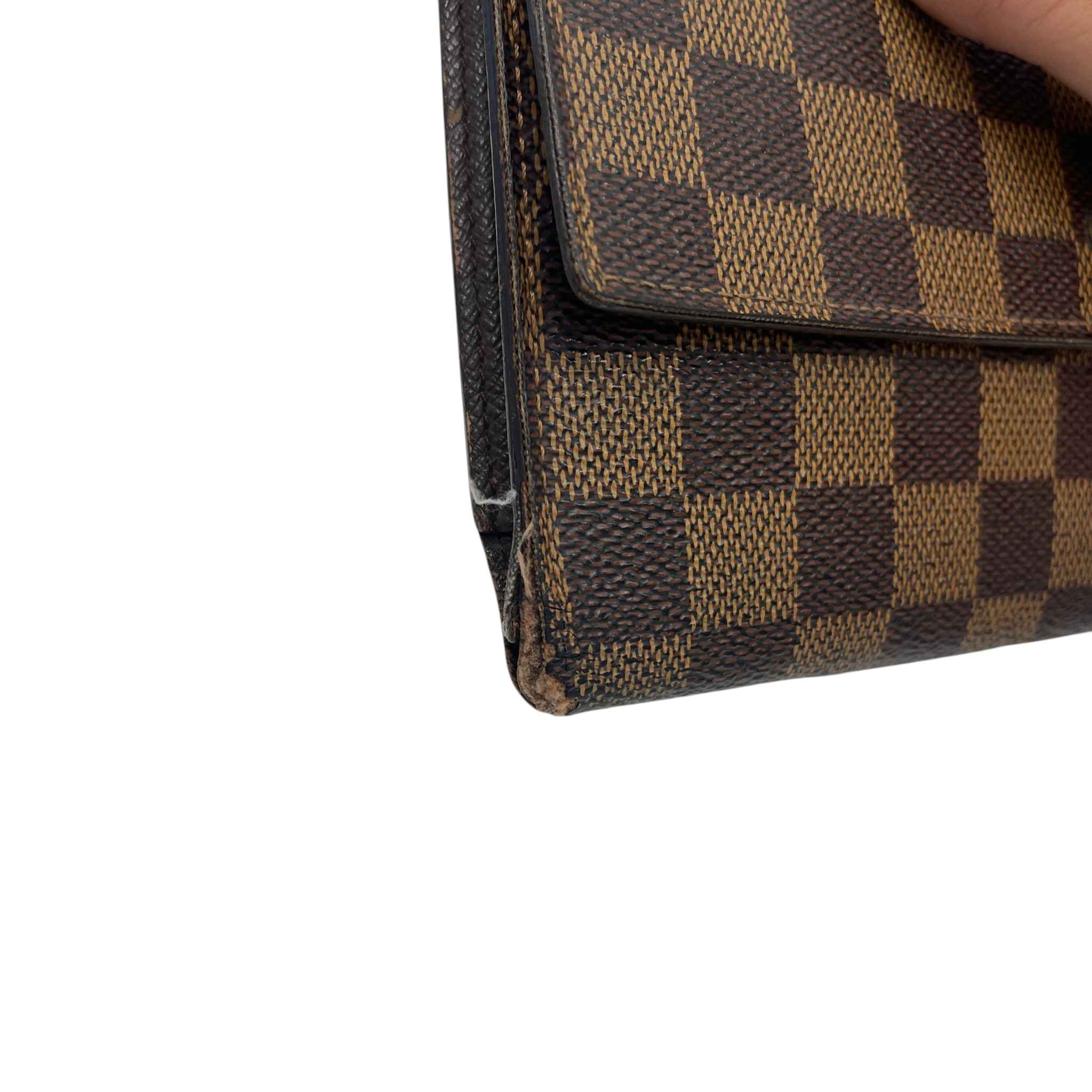 Women's Sarah Damier Ebene Wallet Brown