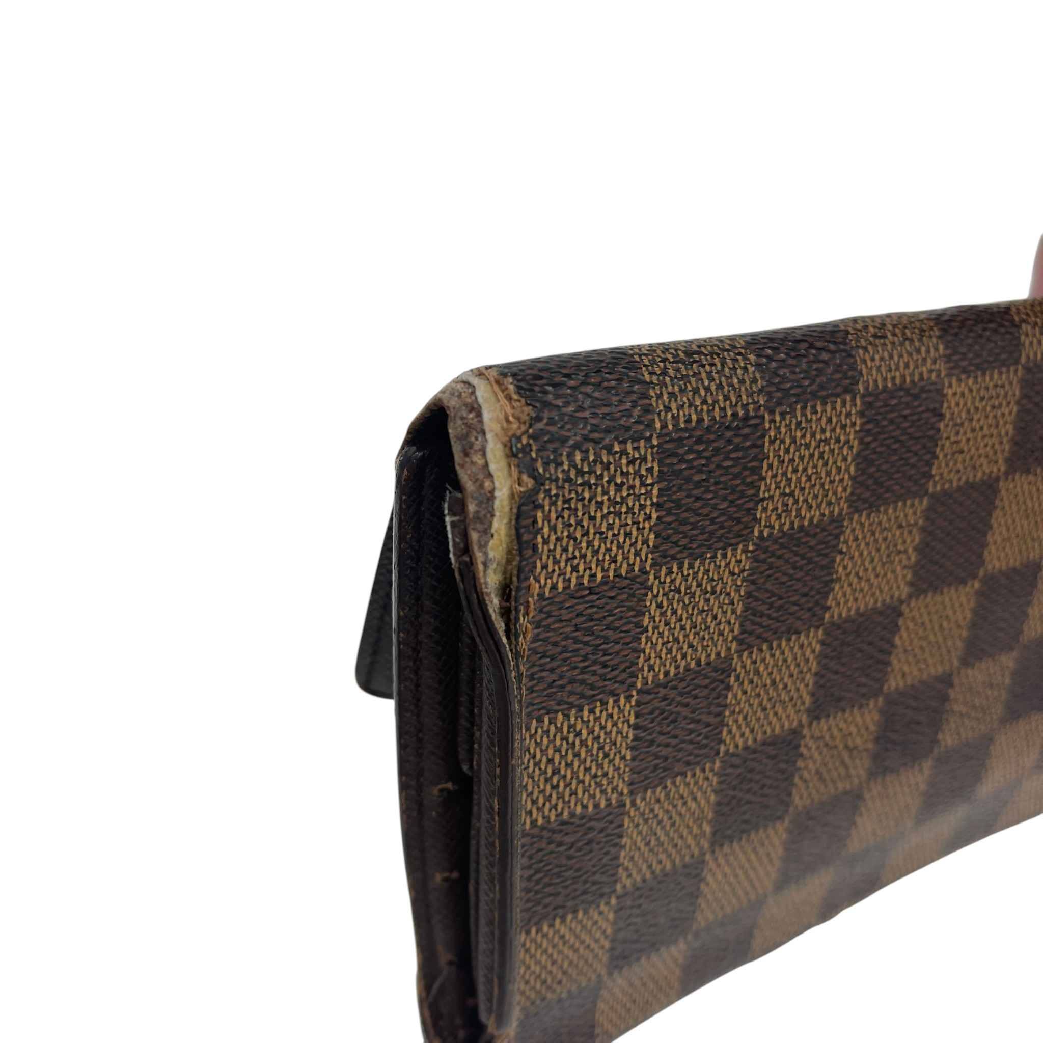 Women's Sarah Damier Ebene Wallet Brown