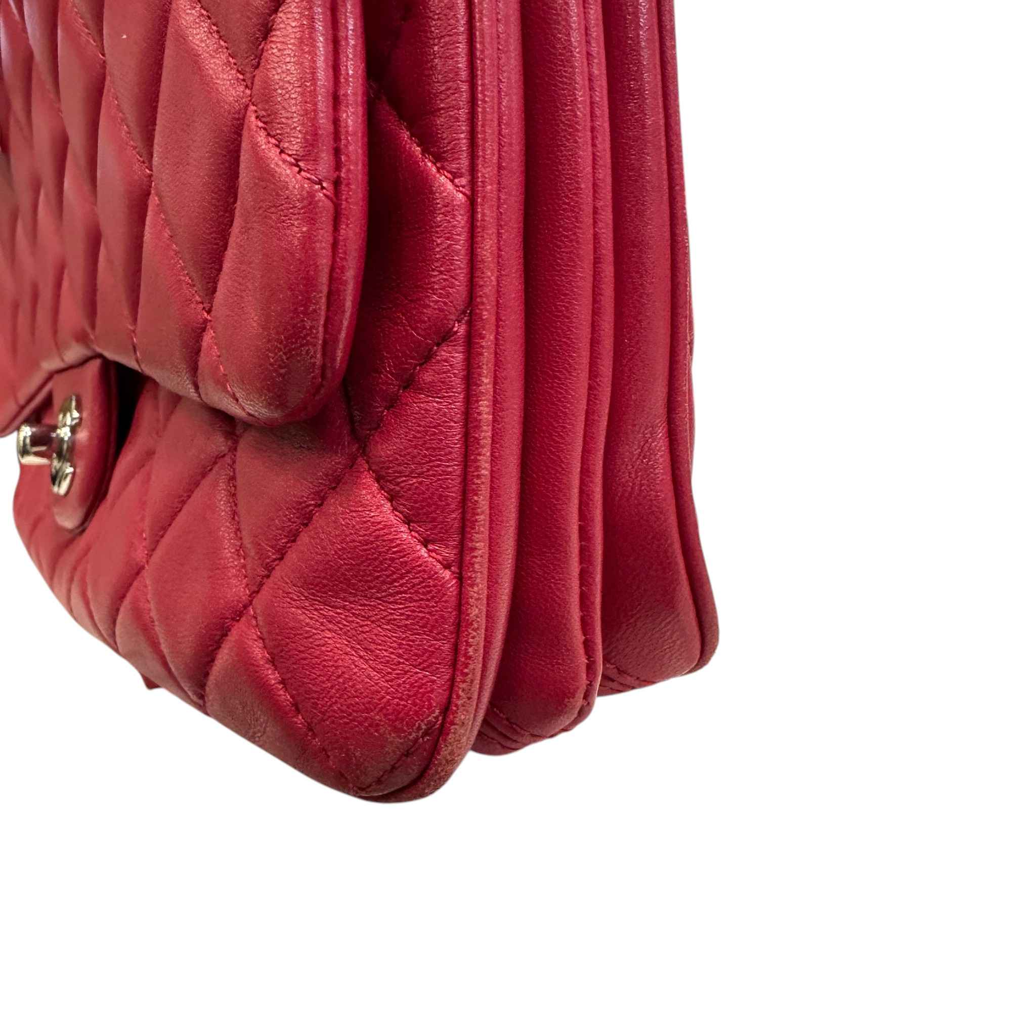 Women's Seasonal Triple Flap Bag Pink