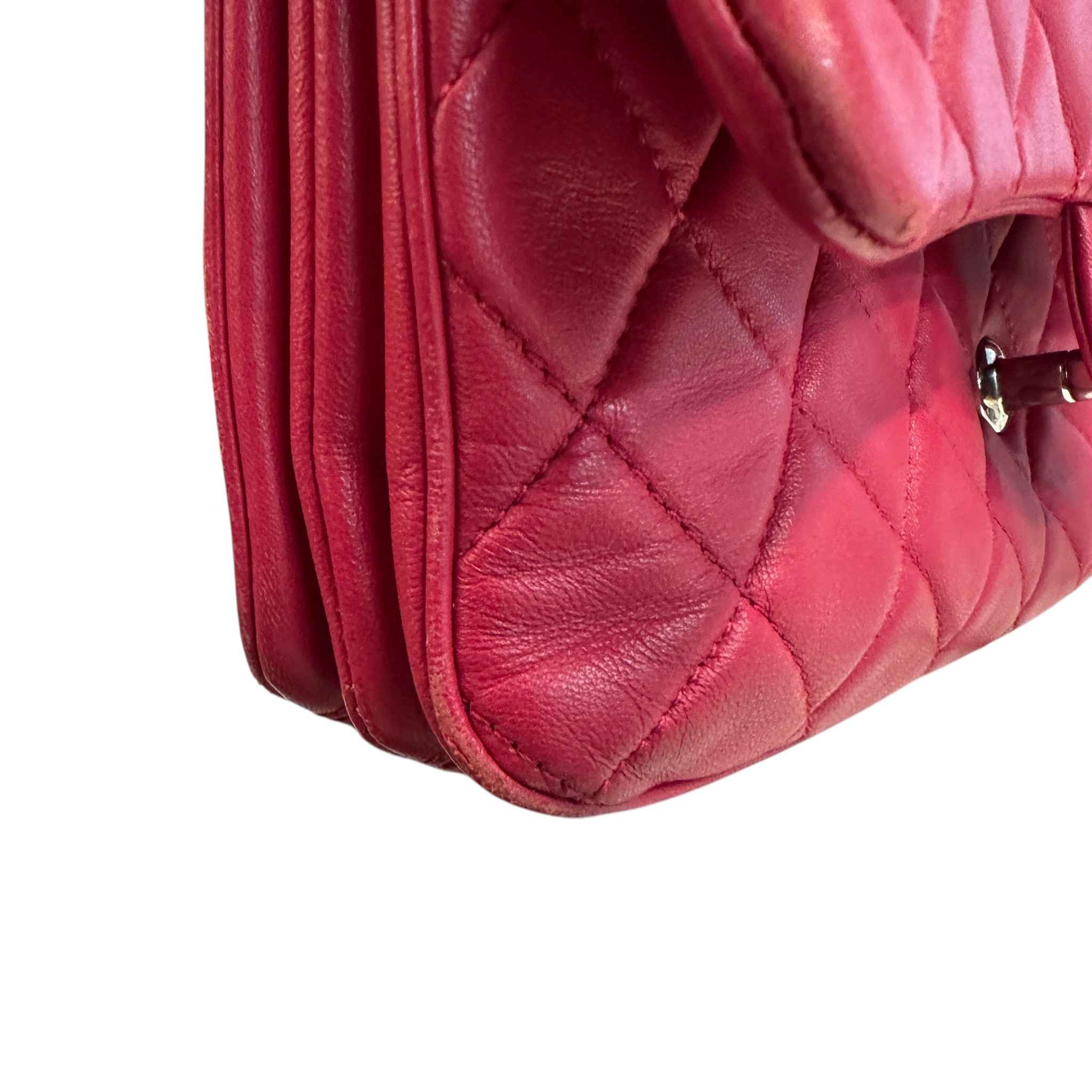 Women's Seasonal Triple Flap Bag Pink