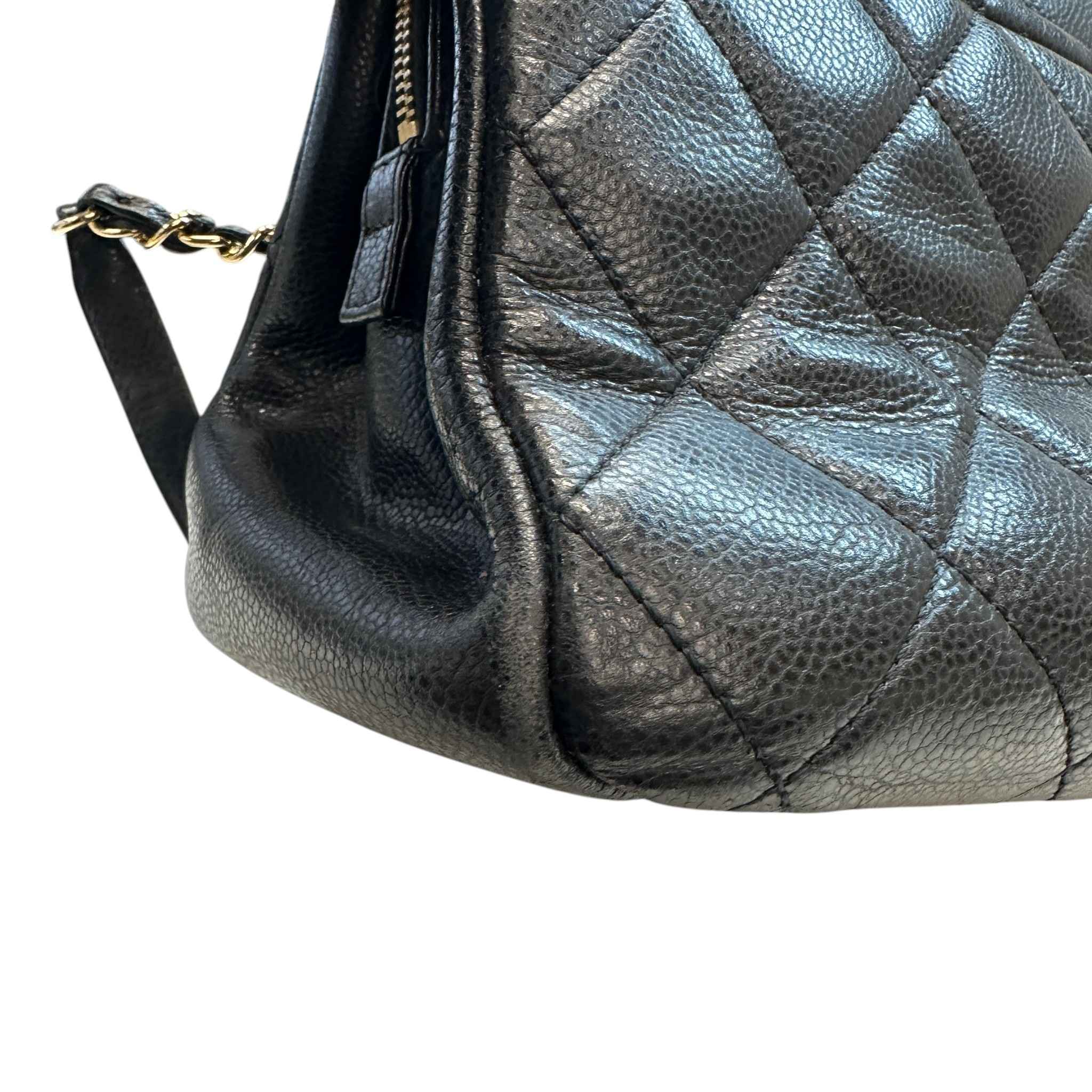 Women's Timeless Cc Chain Caviar Bag Black