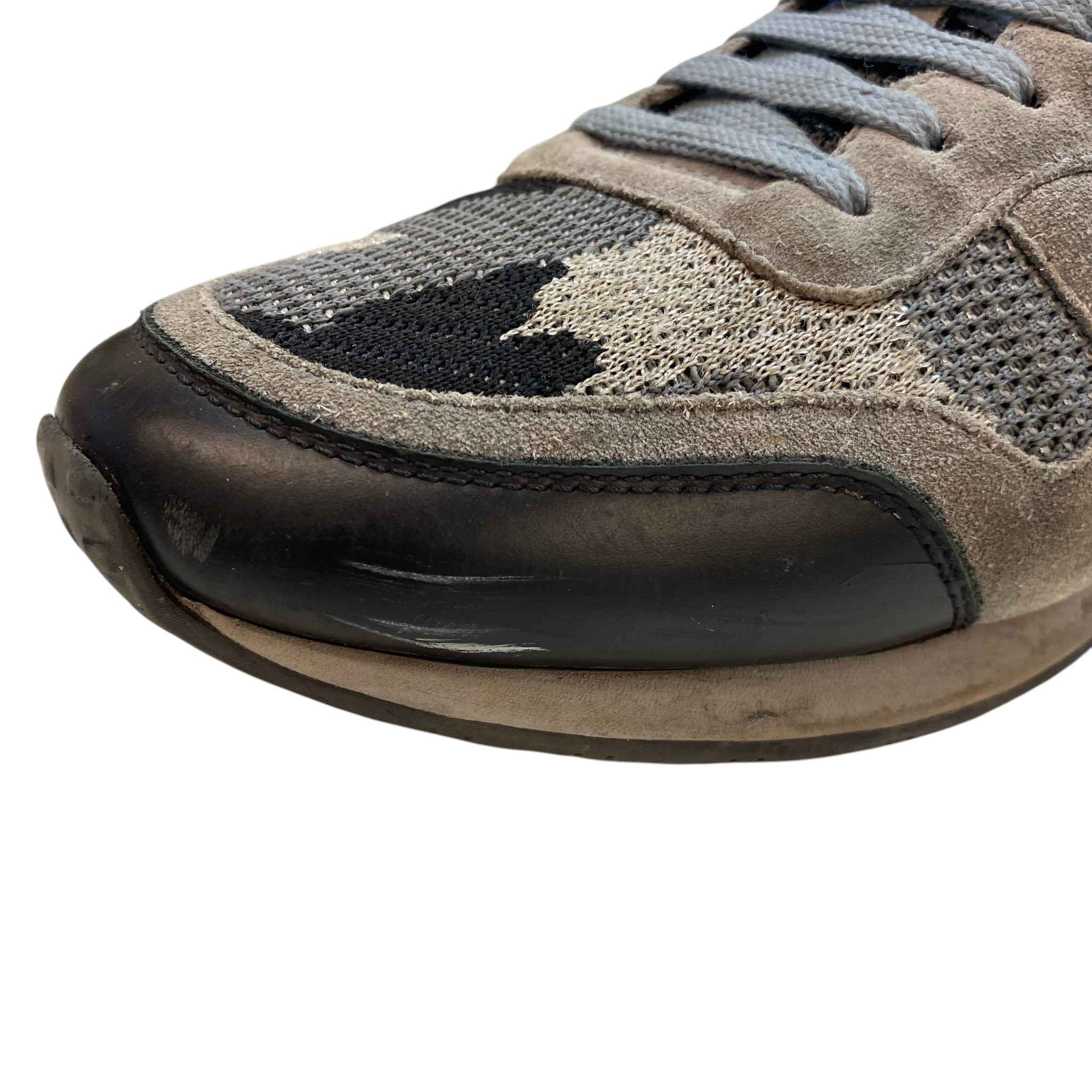 Men's Rockrunner Camouflage Low Trainers Grey Size EU 42.5 / UK 8.5