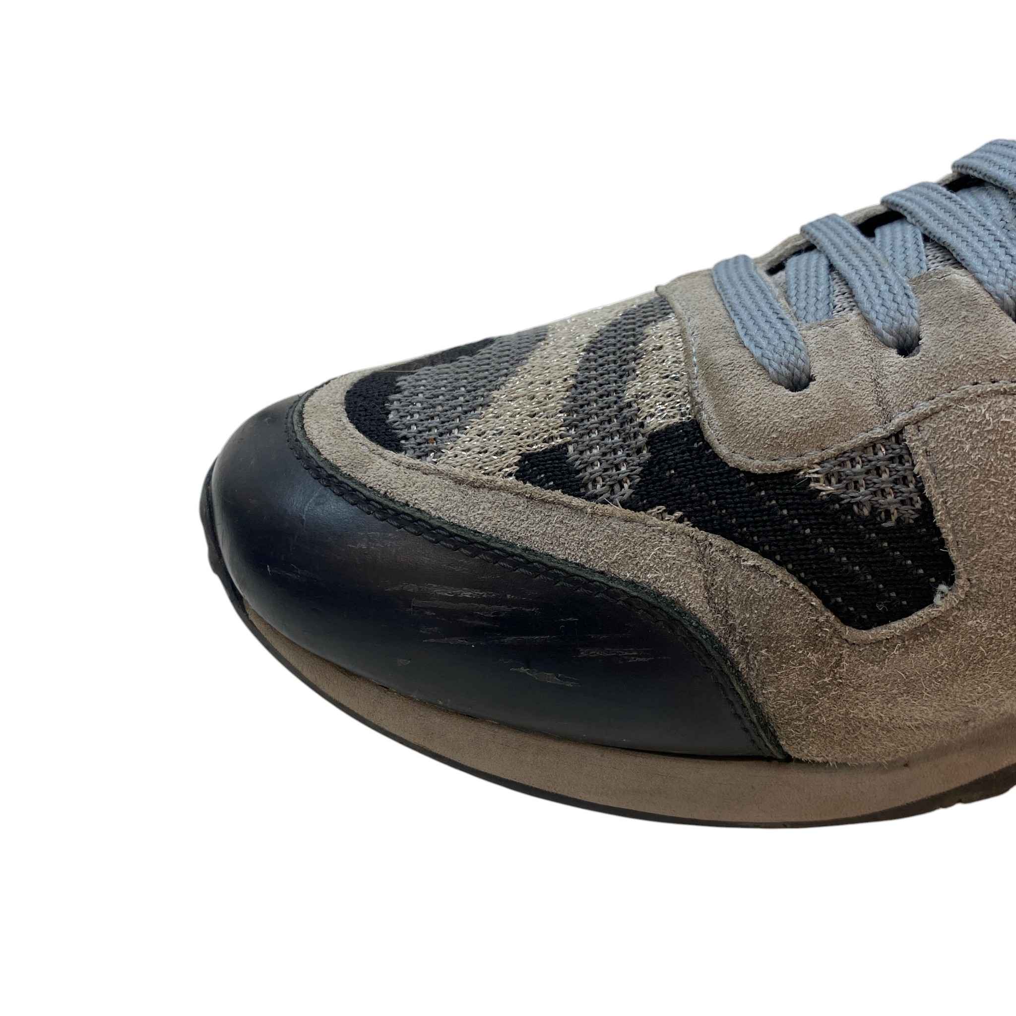 Men's Rockrunner Camouflage Low Trainers Grey Size EU 42.5 / UK 8.5