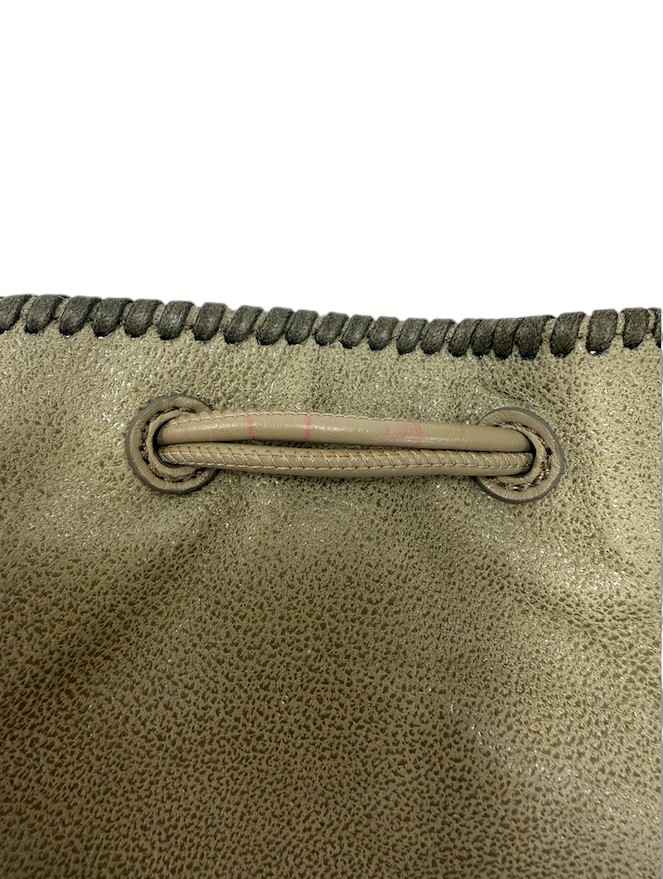 Women's Falabella Chain Bucket Bag Khaki