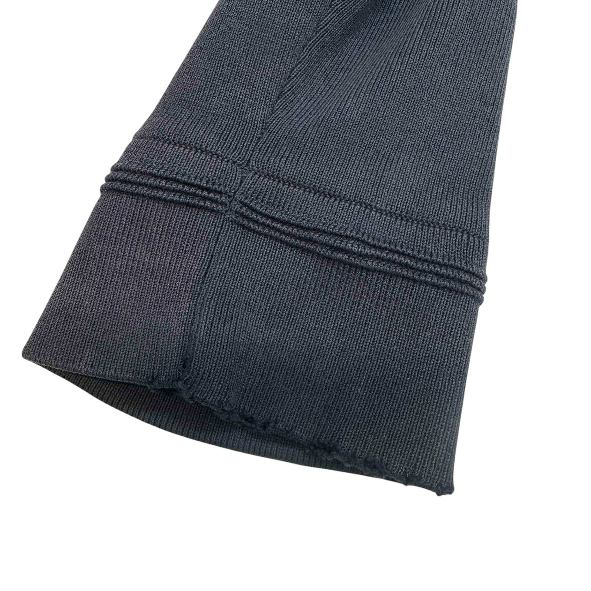 Men's Maglia Tricot Cardigan Jacket Black Size M