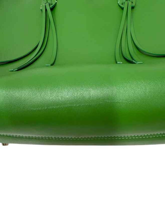 Women's Logo Tassle Tote Bag Green