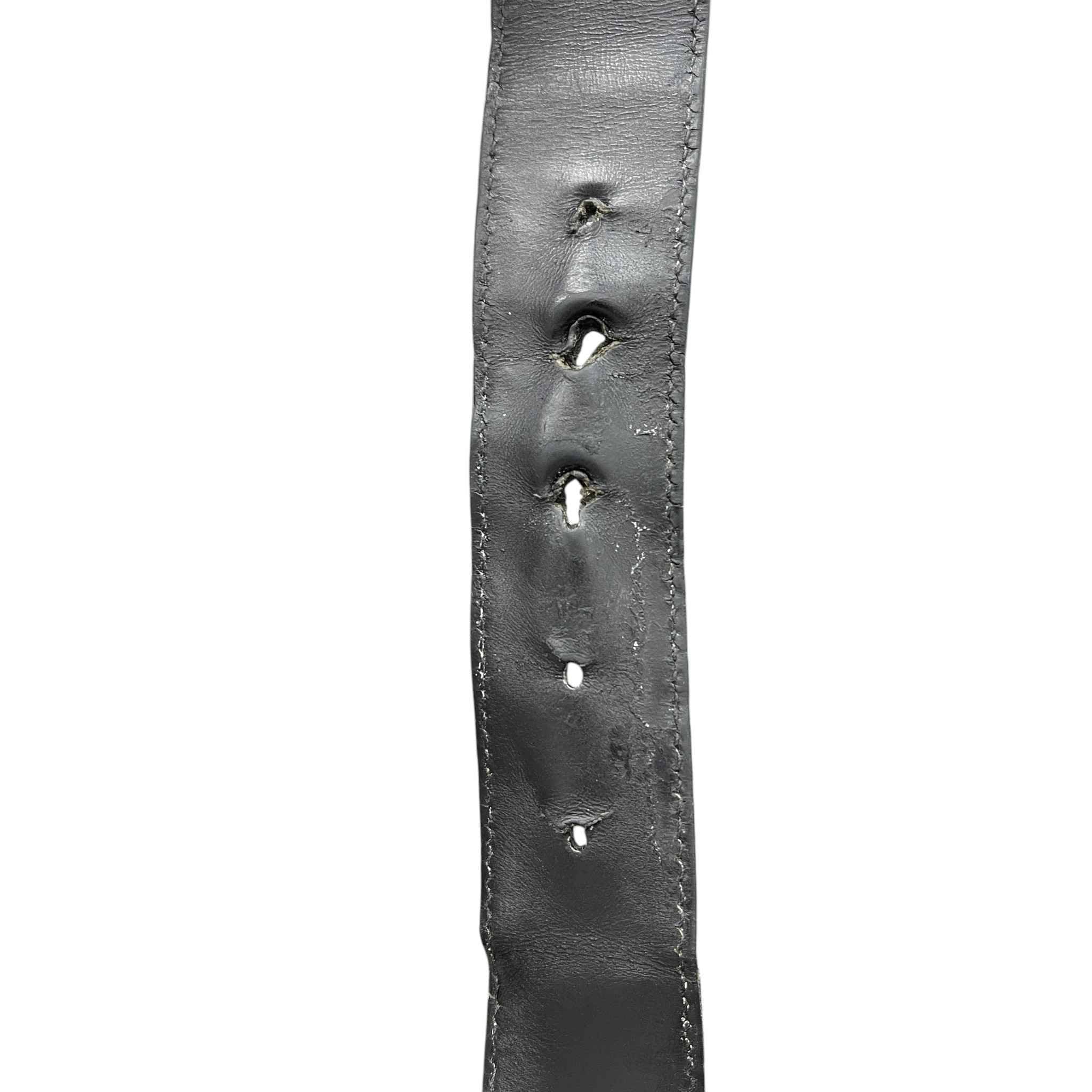 Men's Interlocking G Web Belt Black Size Waist 30"