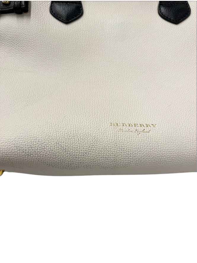 Women's Medium The Banner Tote Bag White