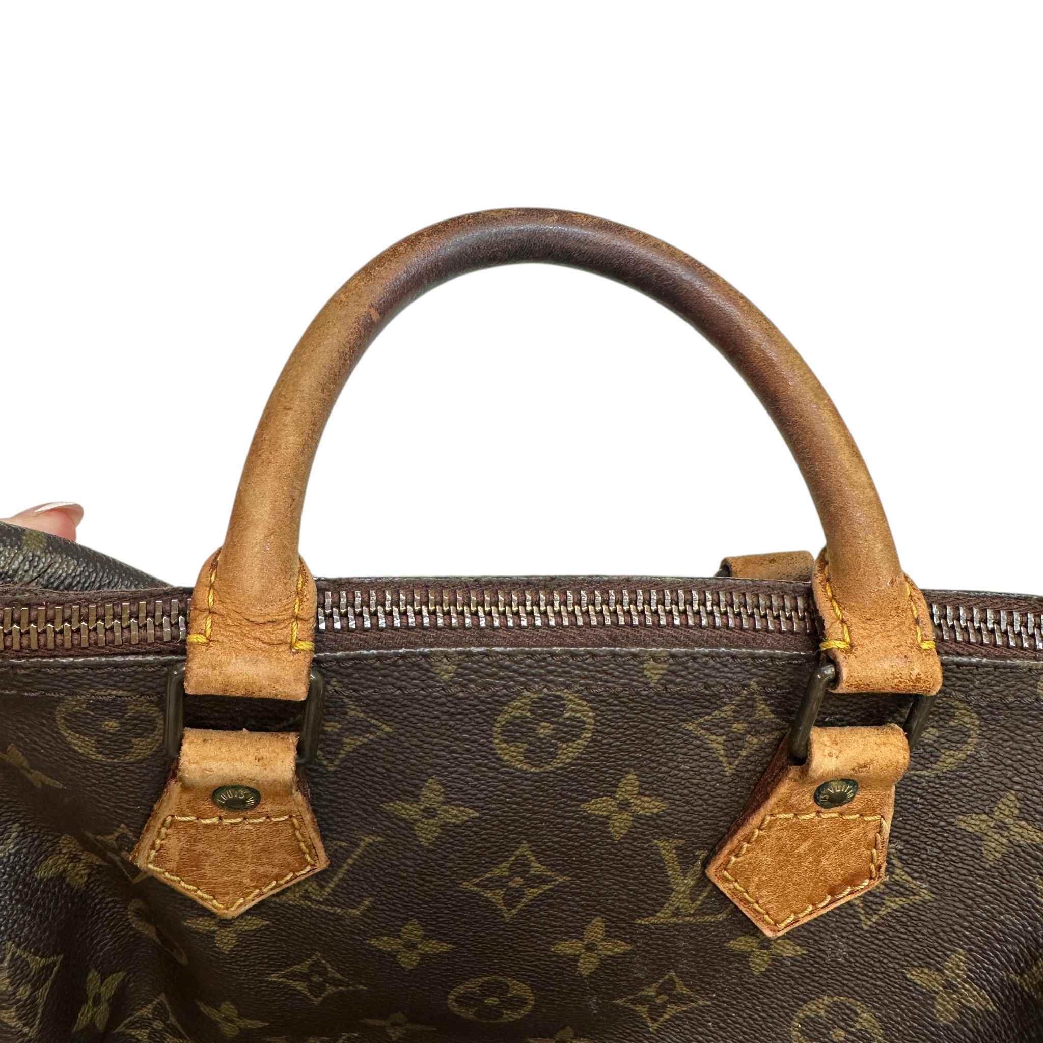 Women's Monogram Speedy 30 Bag Brown