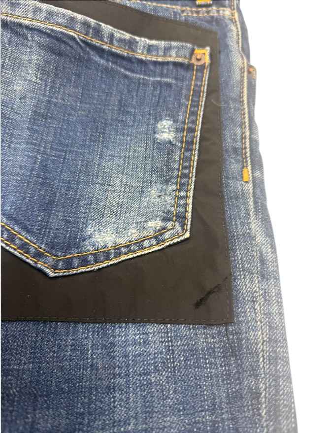 Men's Patchwork Jeans Navy Size IT 44 / UK 28