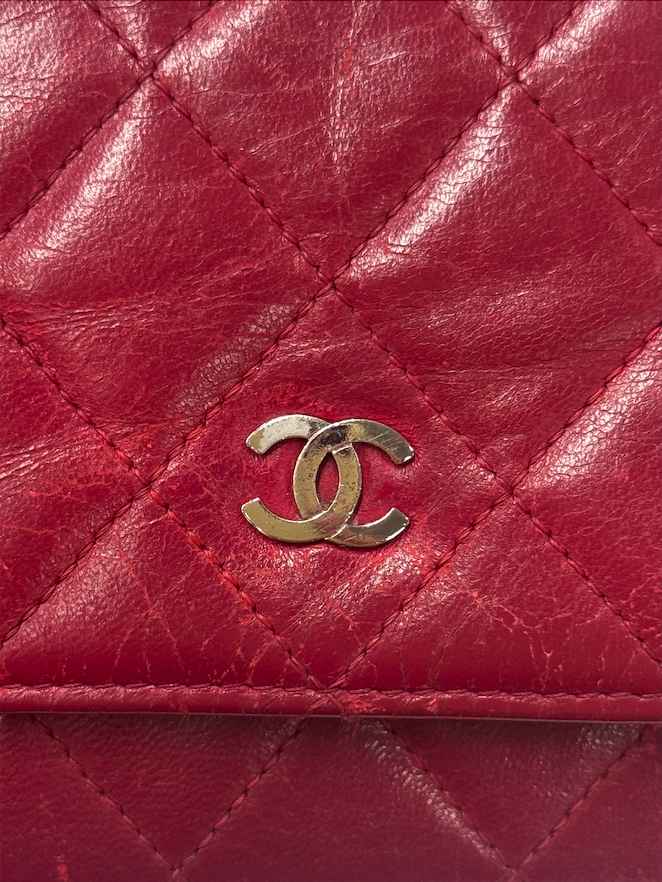 Women's Timeless Wallet On Chain Bag Red