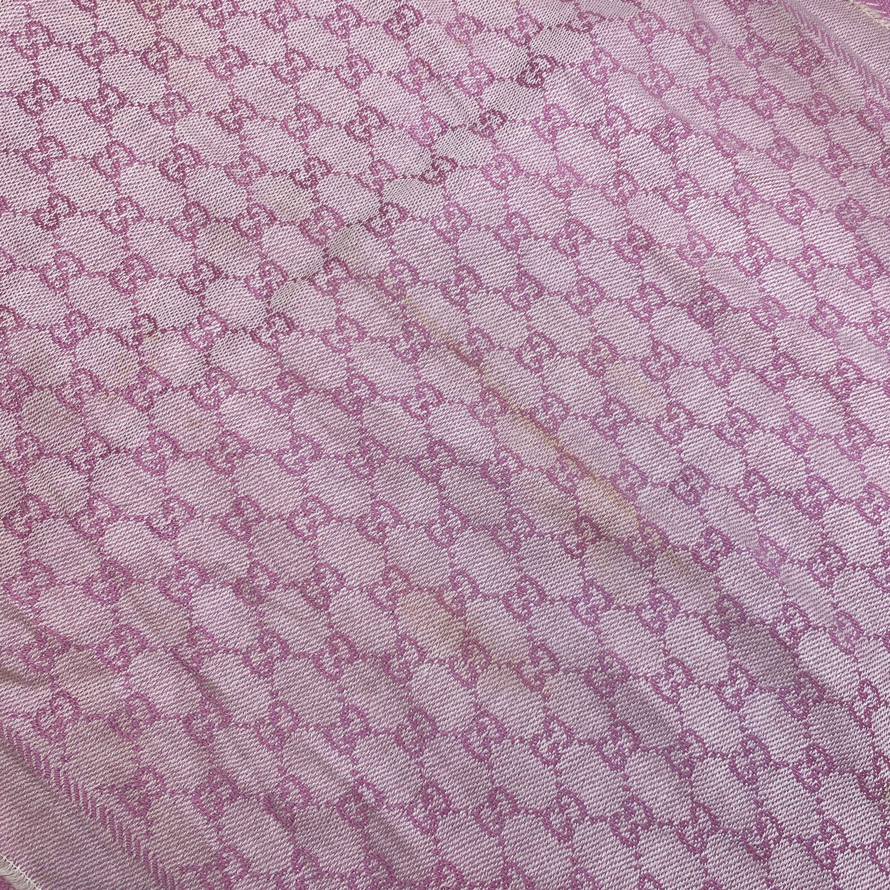 Women's Gg Jaquard Scarf Pink