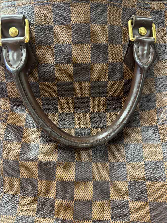 Women's Damier Ebène Speedy 30 Bag Brown